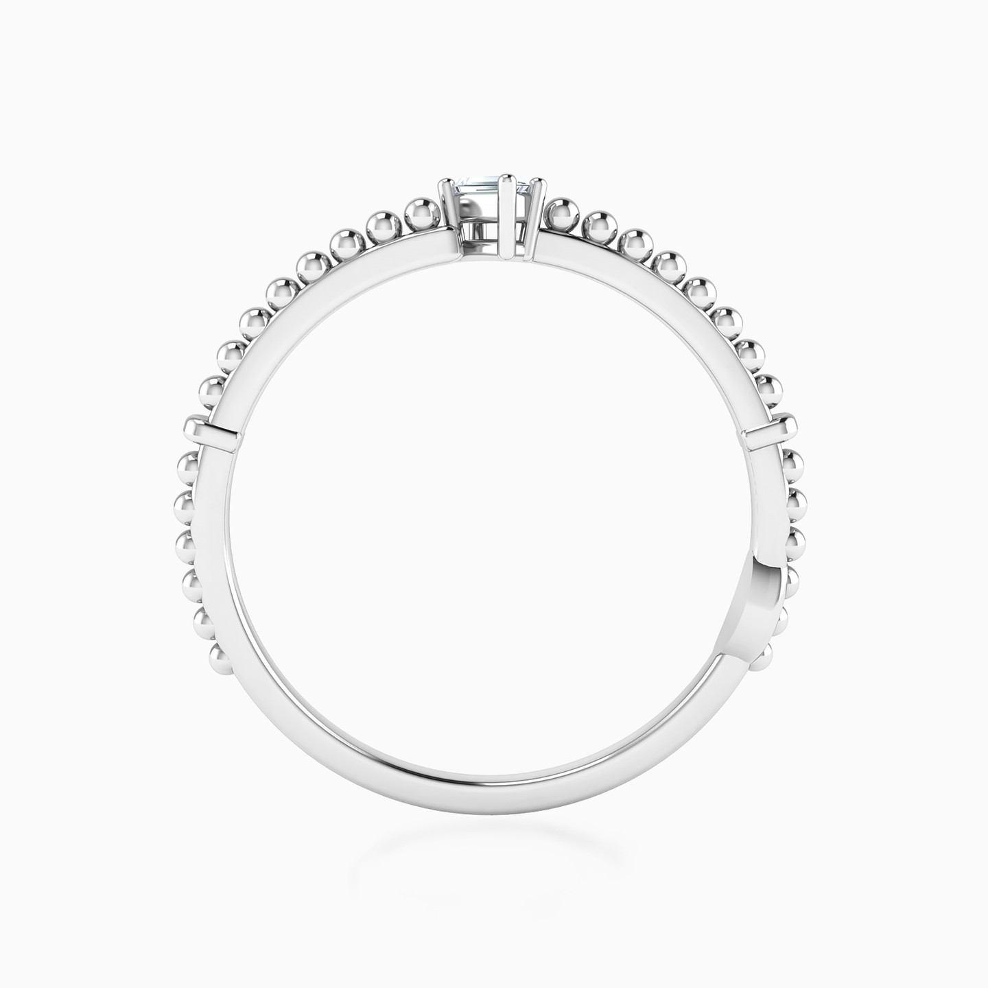 خاتم ذهب باغيت عيار 18 قيراط مزين بالألماس - 3 خاتم ذهب باغيت عيار 18 قيراط مزين بالألماس - 3