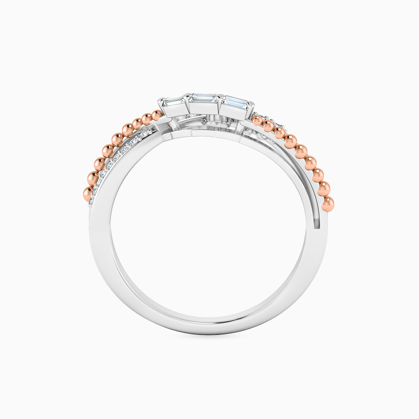 Crisscross Diamond Ring in 18K Gold - 5 Crisscross Diamond Ring in 18K Gold - 5