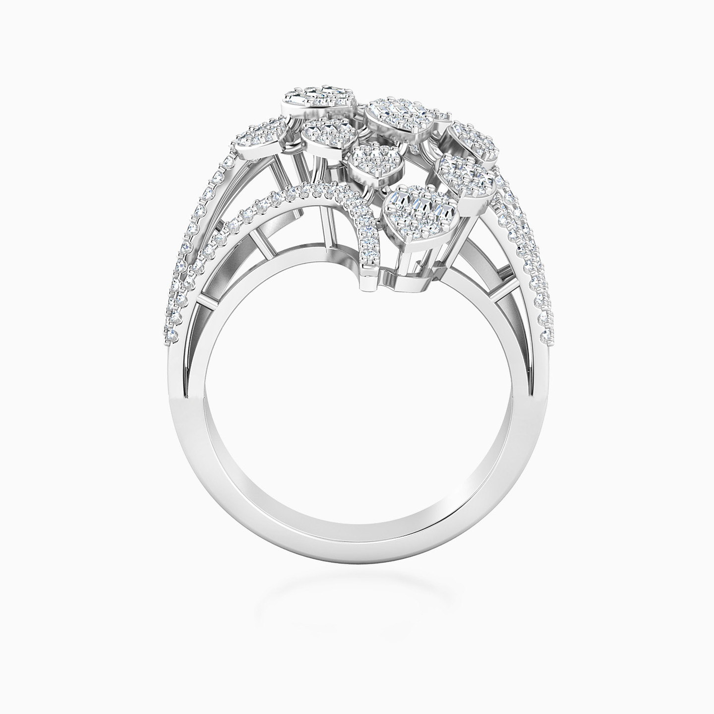 Diamond Ring in 18K Gold - 3 Diamond Ring in 18K Gold - 3
