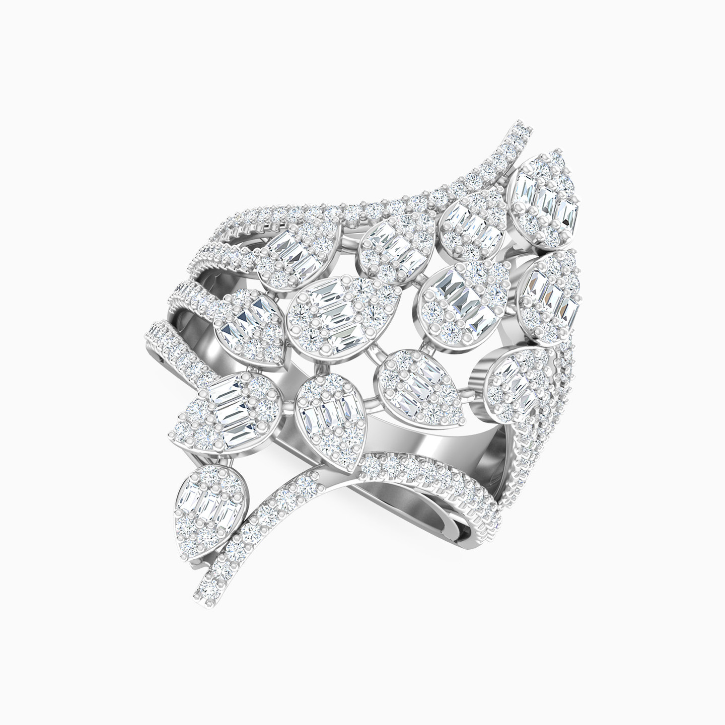 Diamond Ring in 18K Gold - 2 Diamond Ring in 18K Gold - 2