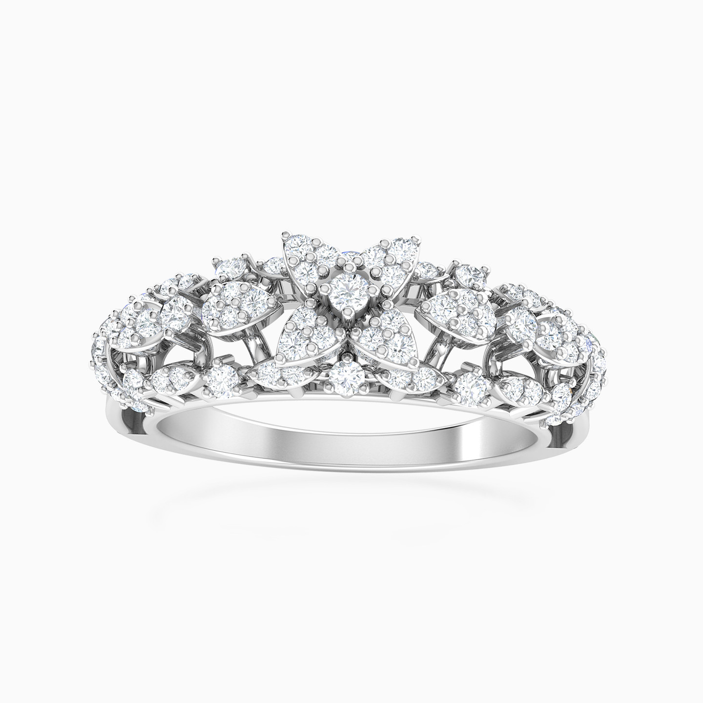 Cutwork Diamond Ring in 18K Gold - 3 Cutwork Diamond Ring in 18K Gold - 3