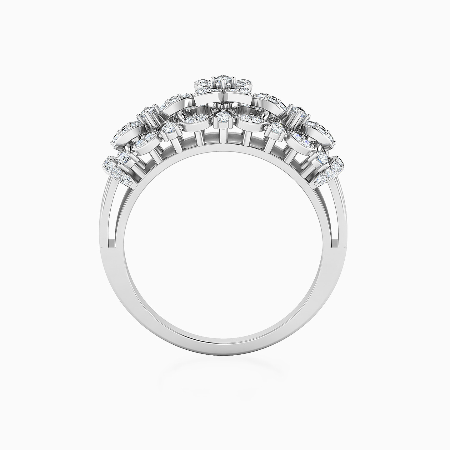 Cutwork Diamond Ring in 18K Gold - 7 Cutwork Diamond Ring in 18K Gold - 7