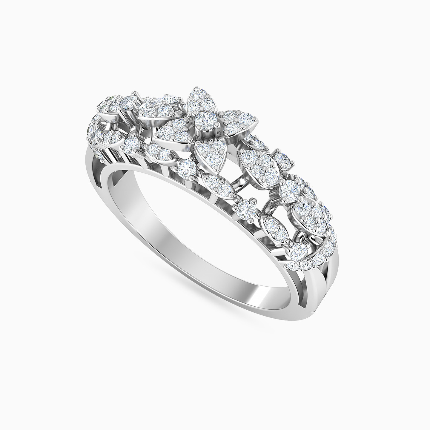 Cutwork Diamond Ring in 18K Gold - 6 Cutwork Diamond Ring in 18K Gold - 6