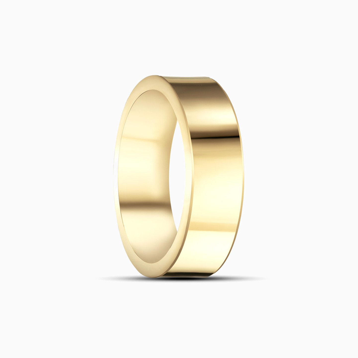 18K Gold Wedding Band- Size 16 - 2