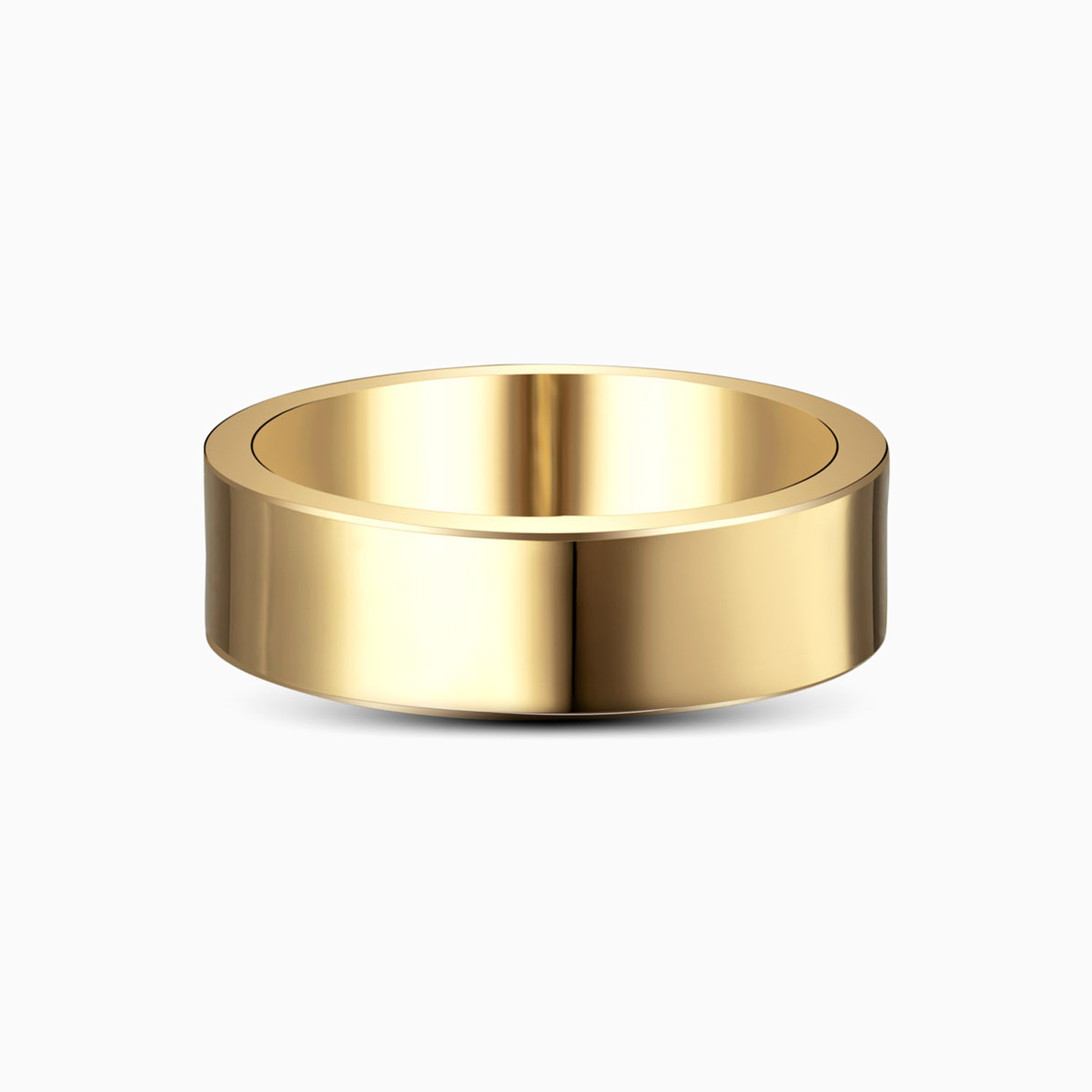 18K Gold Wedding Band- Size 16