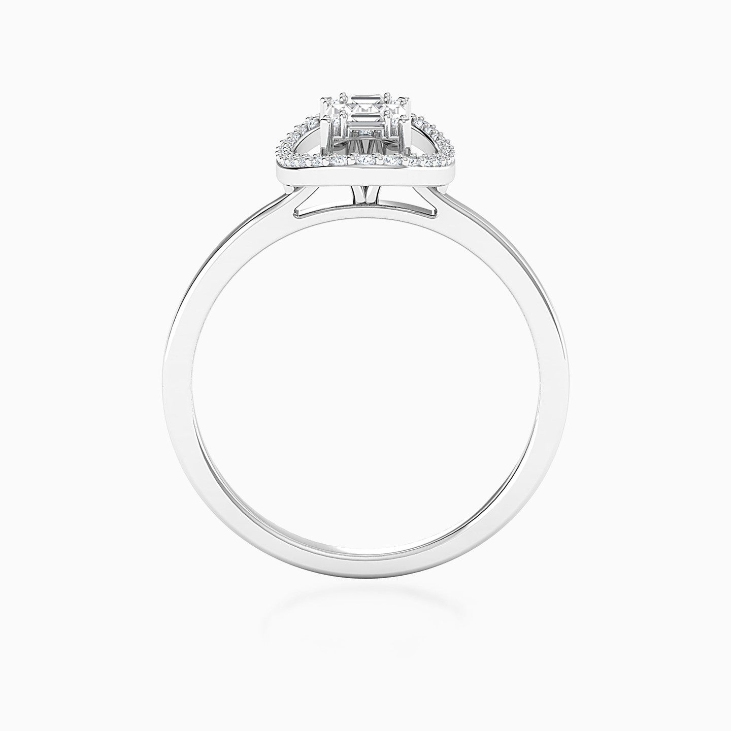 Oval Diamond Ring in 18K Gold - 5 Oval Diamond Ring in 18K Gold - 5