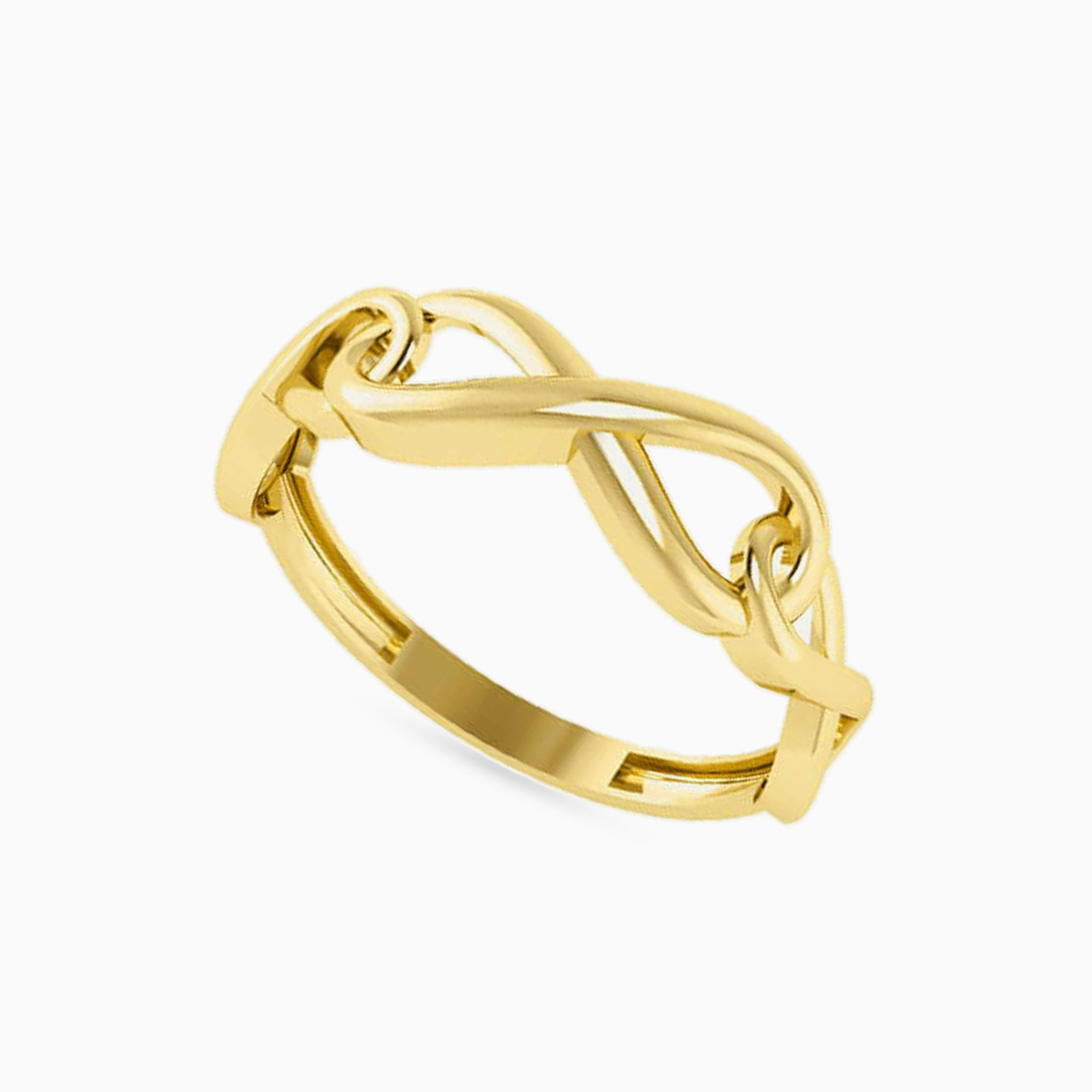Infinifty Ring in 18K Gold - 2 Infinifty Ring in 18K Gold - 2