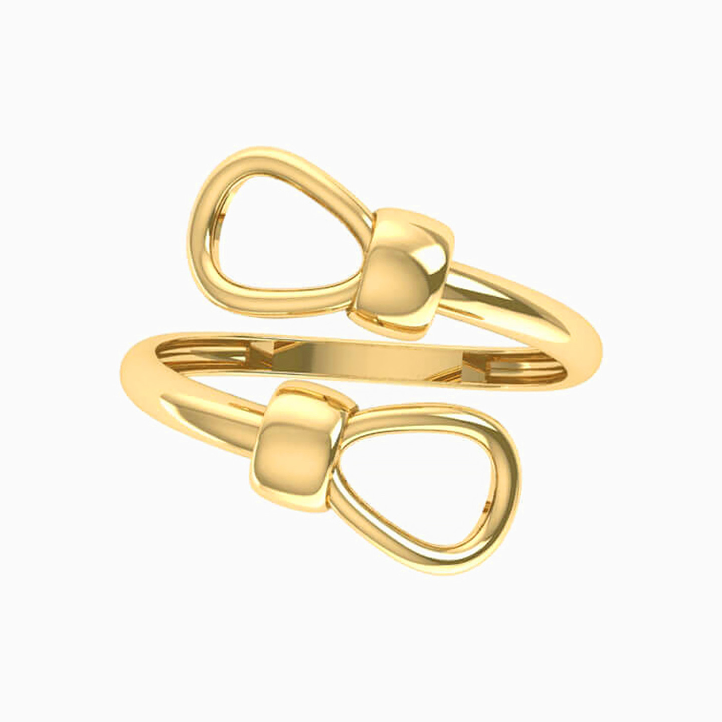 18K Gold Two-headed Ring