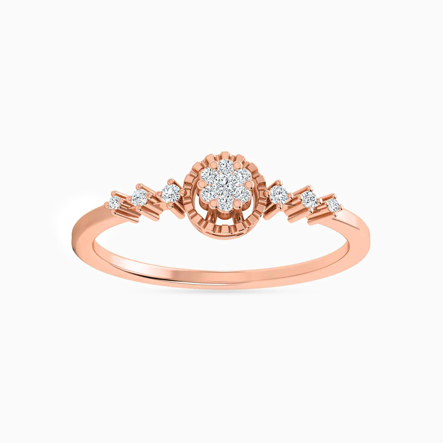 18K Gold Diamond Statement Ring