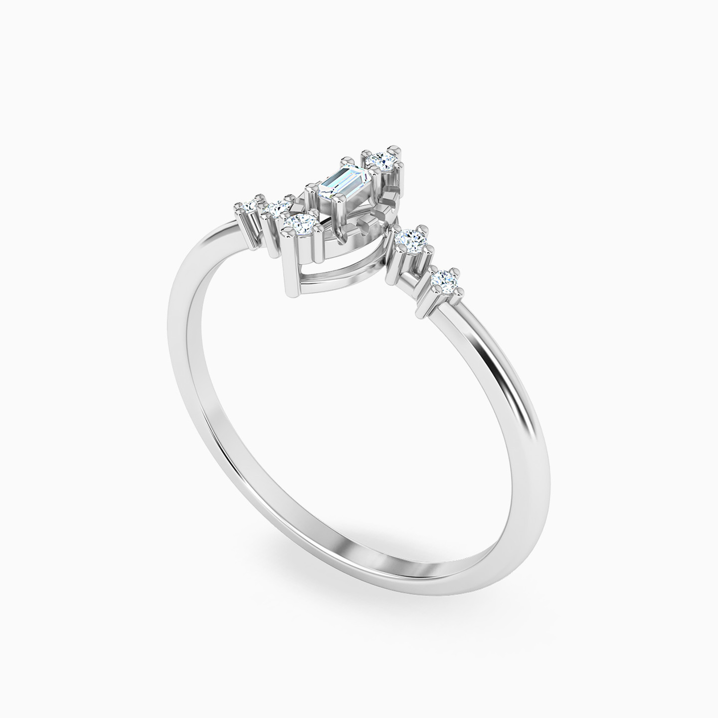 Marquise Diamond Ring in 18K Gold - 2 Marquise Diamond Ring in 18K Gold - 2