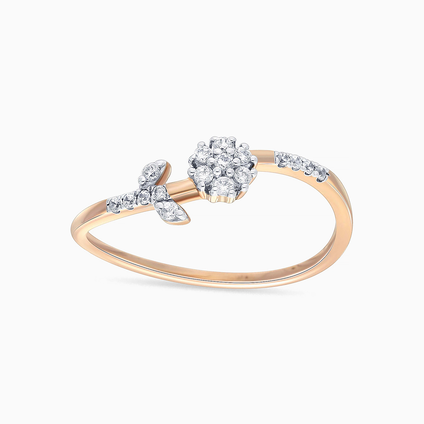 18K Gold Diamond Statement Ring