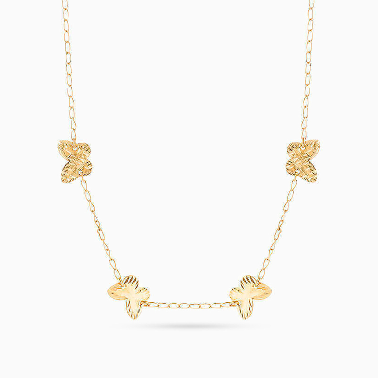 سلسلة ذهب فراشة عيار 18 قيراط