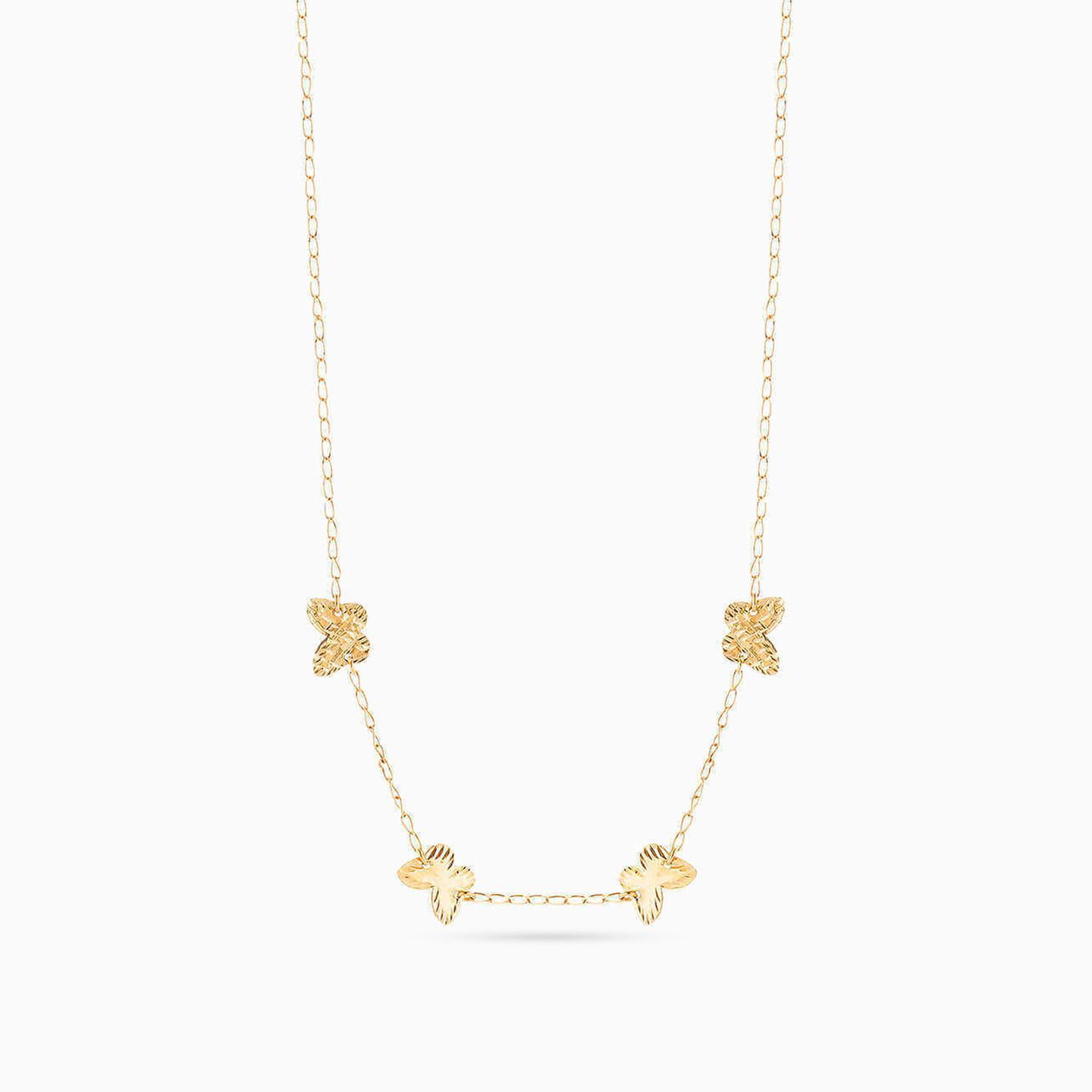سلسلة ذهب فراشة عيار 18 قيراط - 2