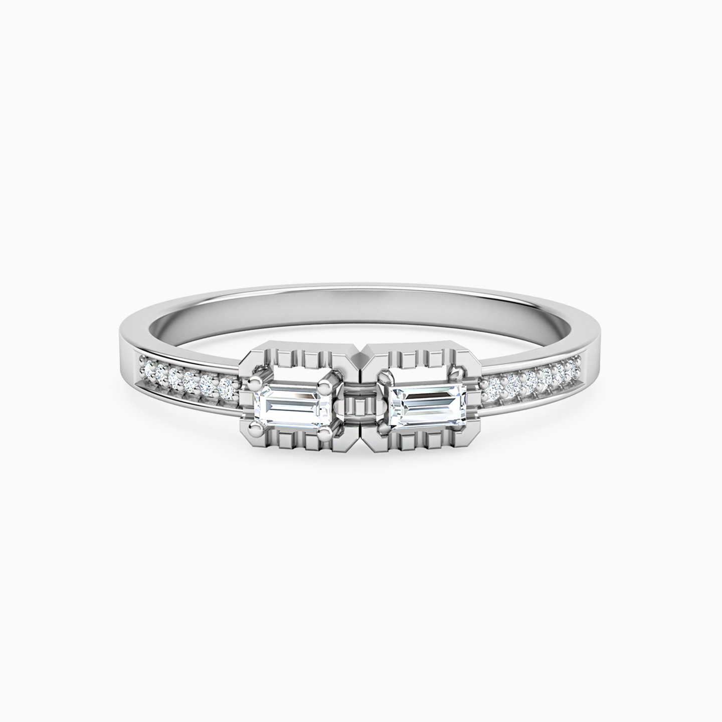 Baguette Diamond Ring in 18K Gold Baguette Diamond Ring in 18K Gold