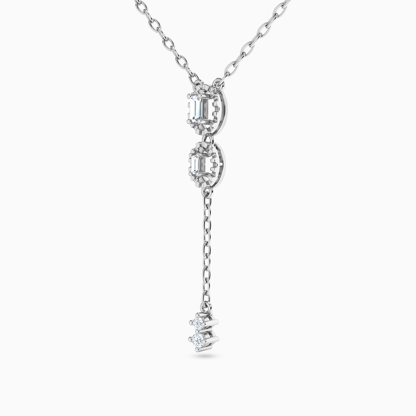 Marquise Diamond Necklace in 18K Gold - 2