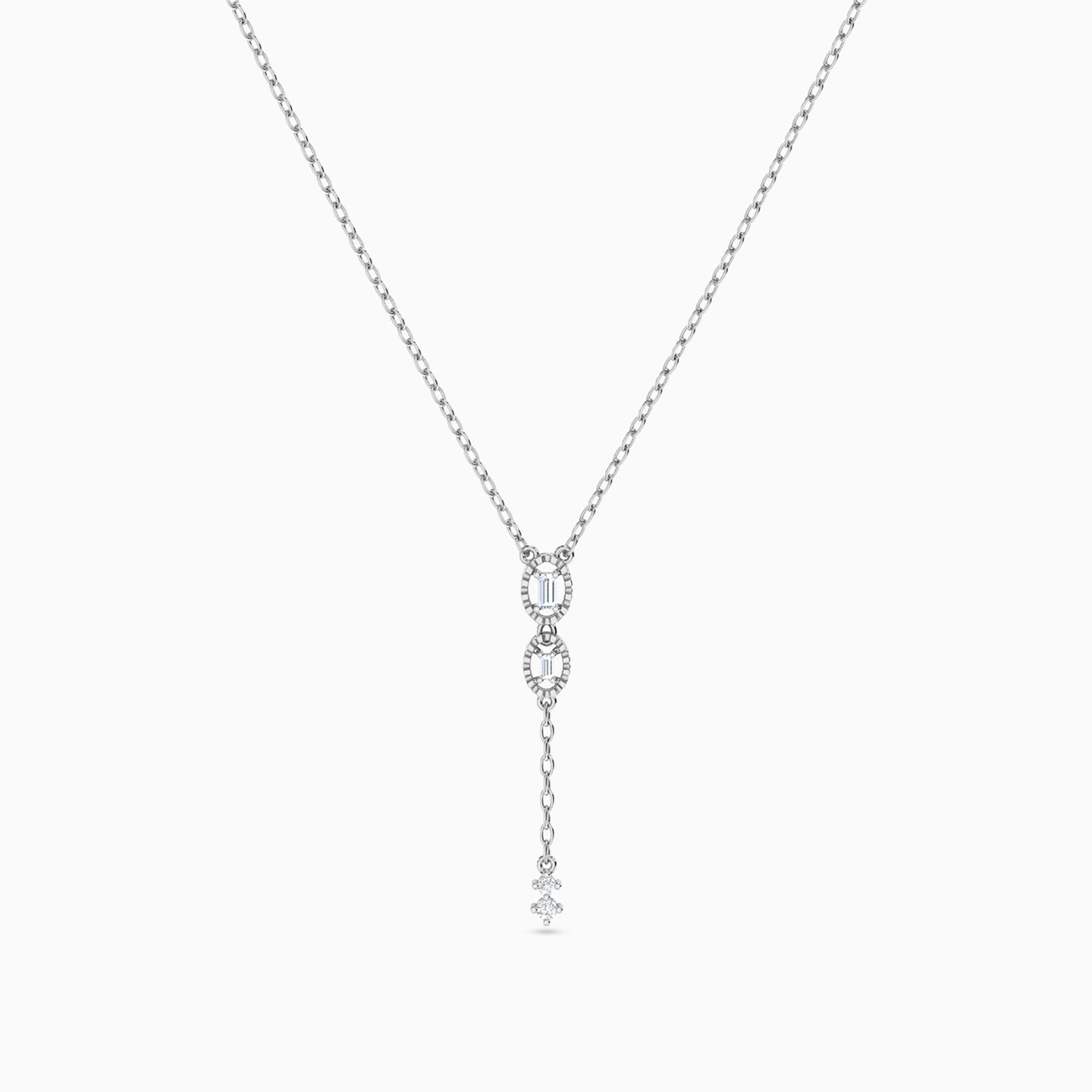 Marquise Diamond Necklace in 18K Gold - 3 Marquise Diamond Necklace in 18K Gold - 3