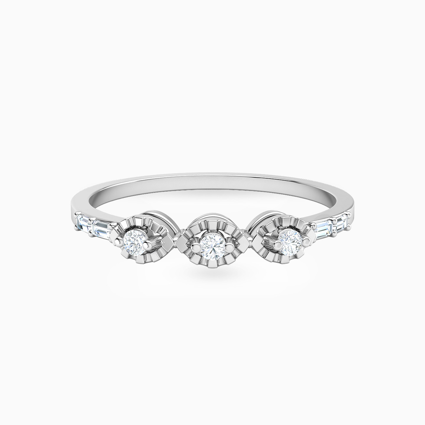 Circle Diamond Ring in 18K Gold Circle Diamond Ring in 18K Gold