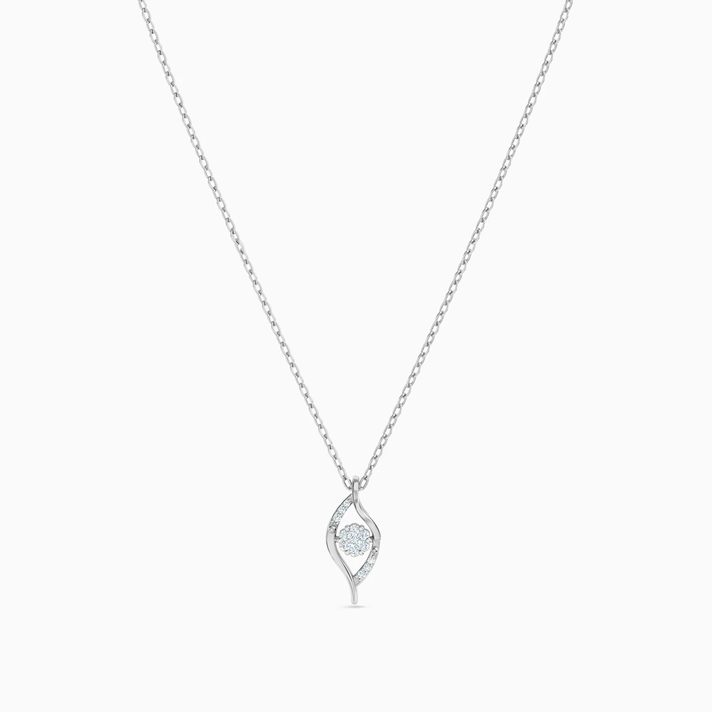 Marquise Diamond Pendant in 18K Gold - 3 Marquise Diamond Pendant in 18K Gold - 3