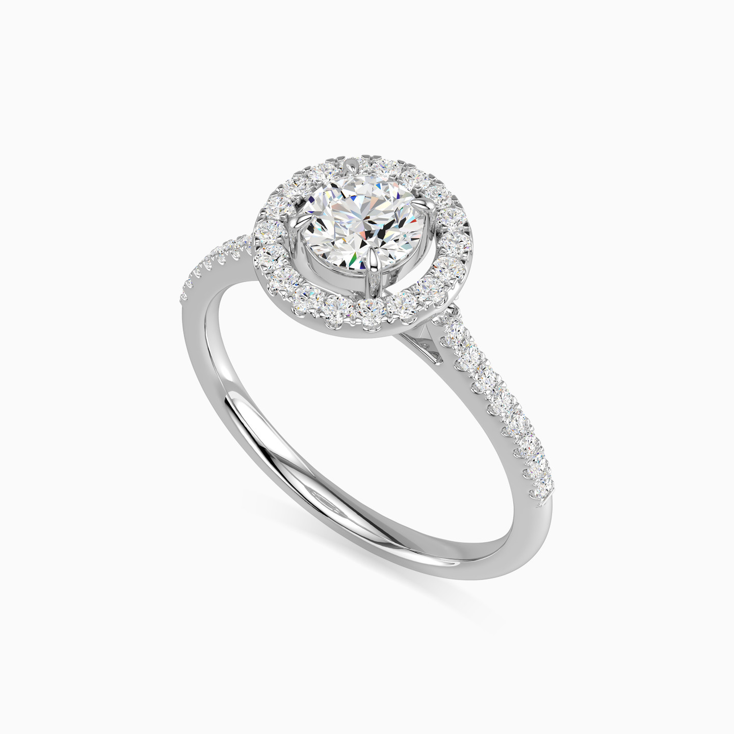 Brilliant Lab Grown Diamond Statement Ring in 18K Gold - 3 Brilliant Lab Grown Diamond Statement Ring in 18K Gold - 3