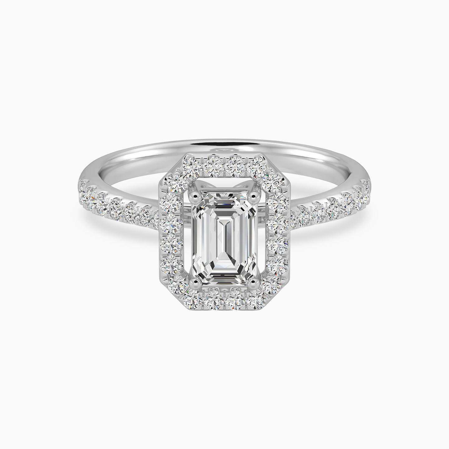 Cushion Lab Grown Diamond Ring in 18K Gold Cushion Lab Grown Diamond Ring in 18K Gold