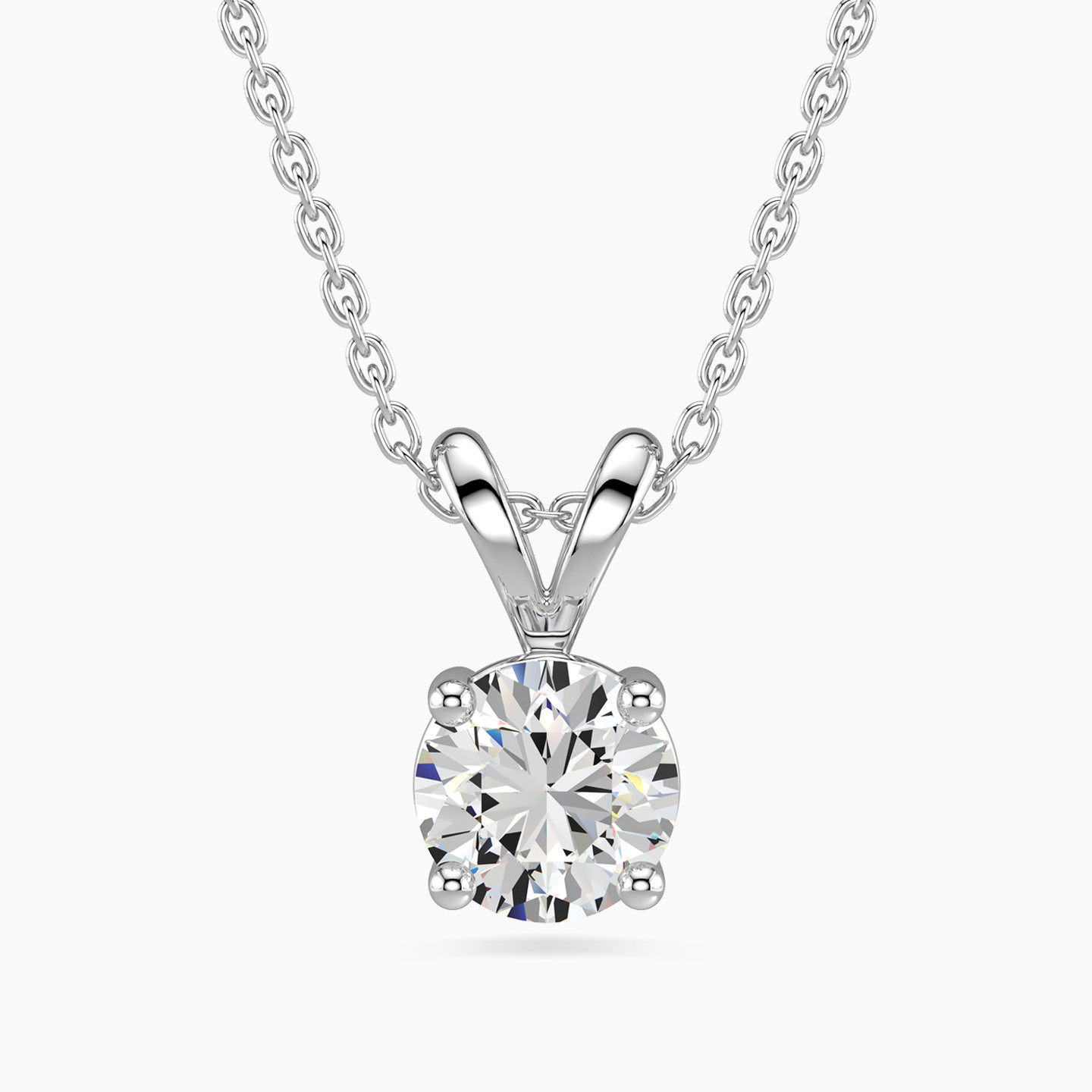 Brilliant Lab Grown Diamond Necklace in 18K Gold Brilliant Lab Grown Diamond Necklace in 18K Gold