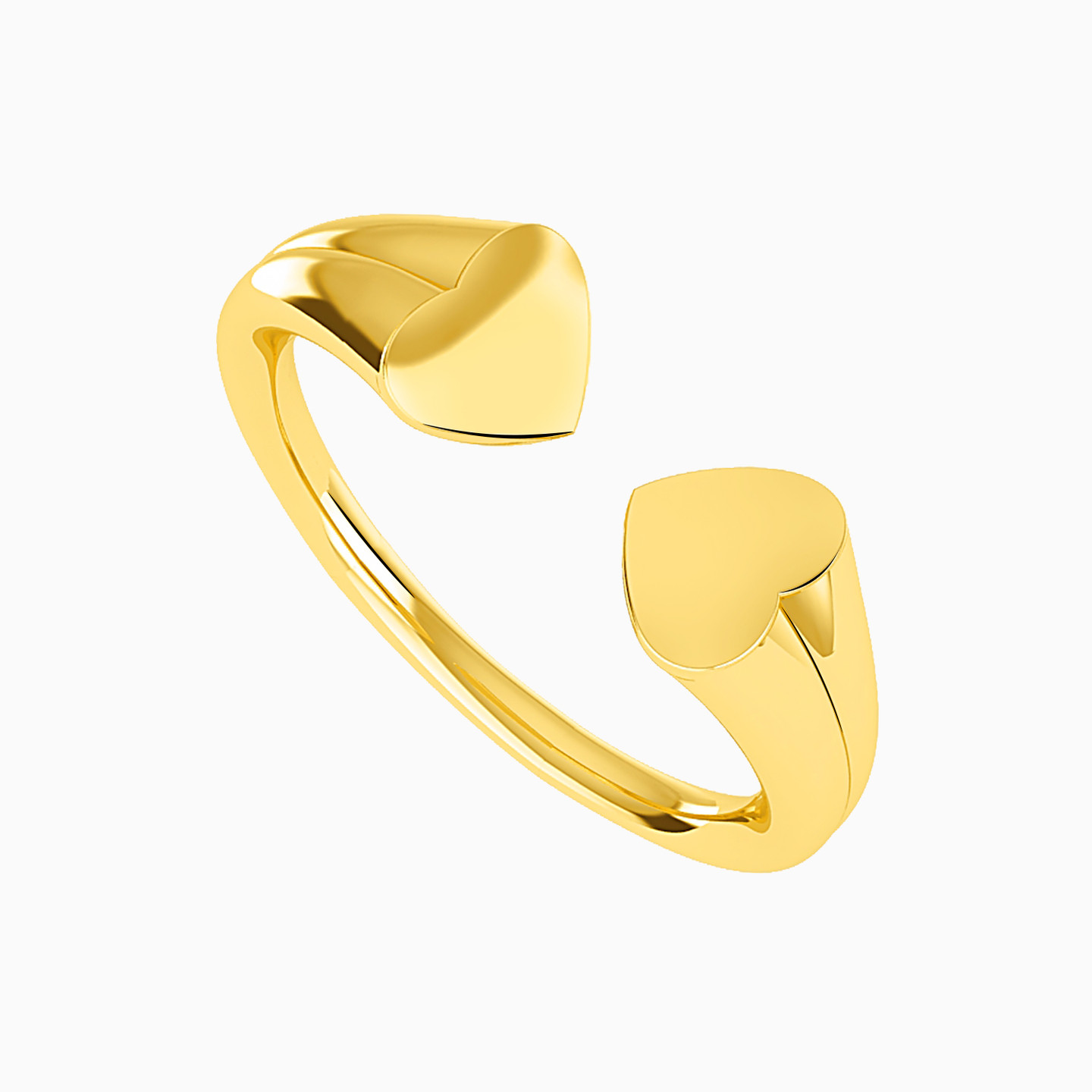 18K Gold Two-headed Ring - 2