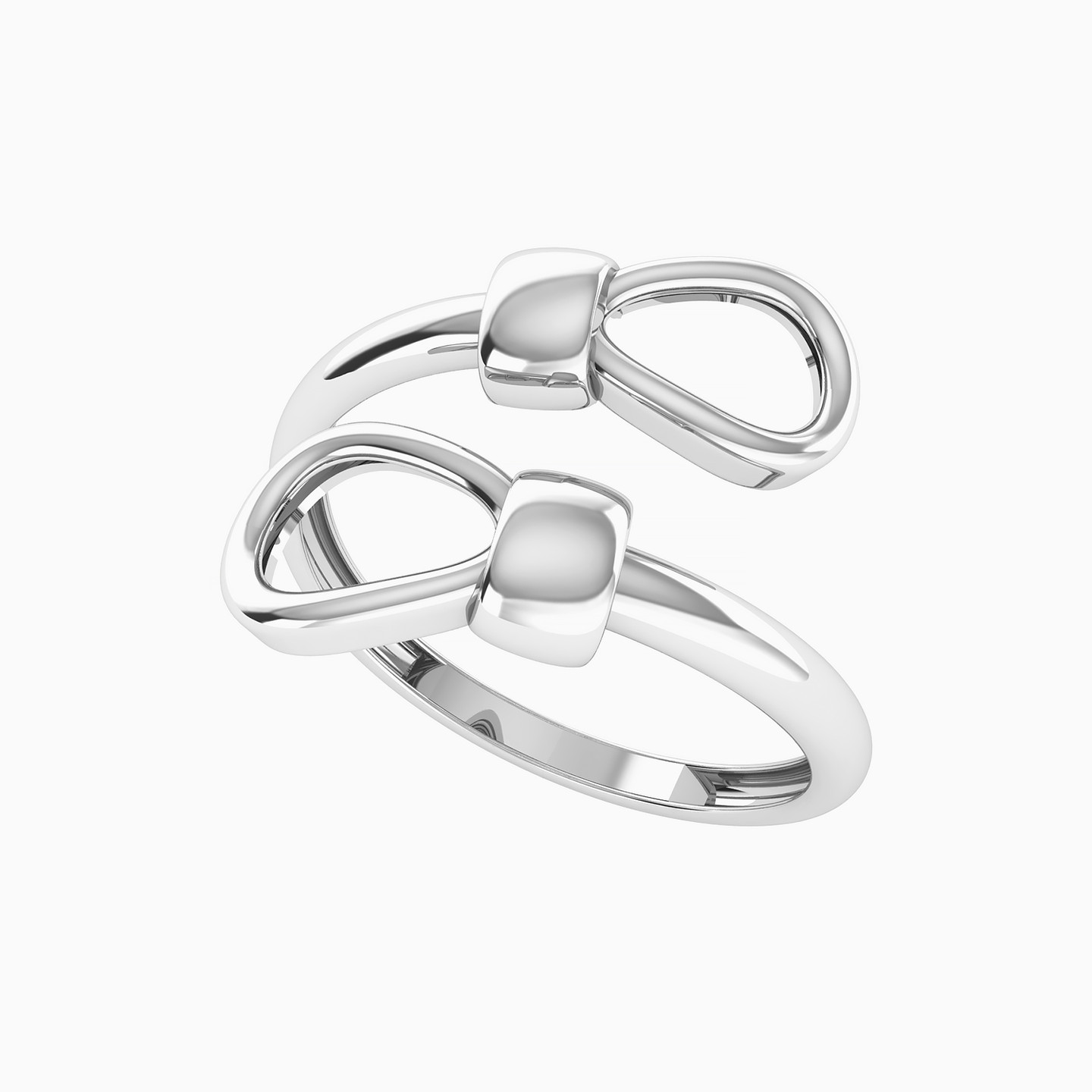 Links Two Headed Ring in 18K Gold - 2 Links Two Headed Ring in 18K Gold - 2