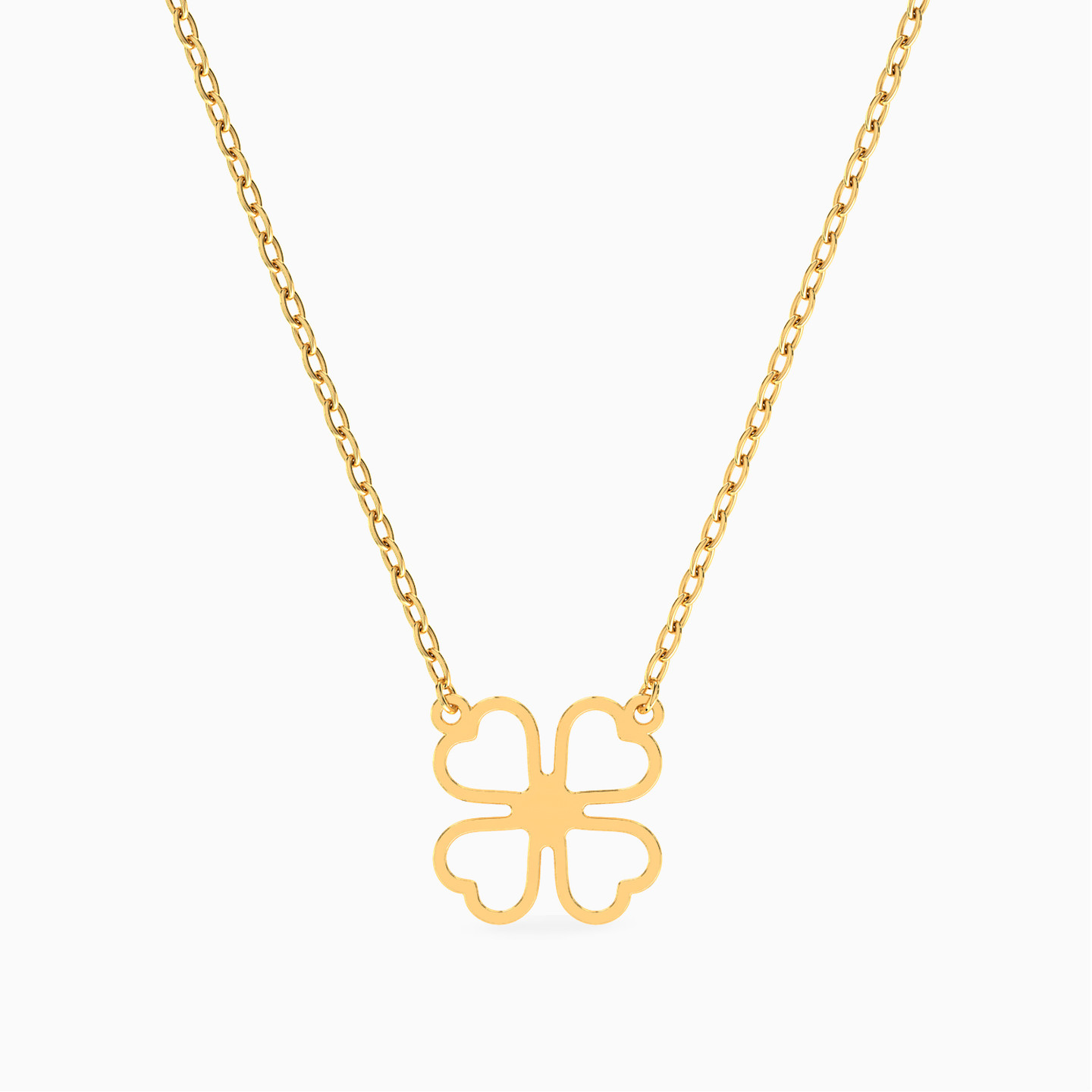 Flower Necklace in 14K Gold Flower Necklace in 14K Gold