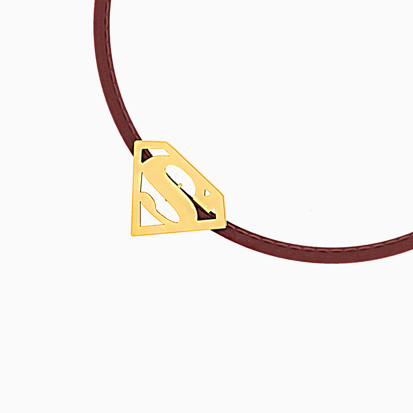 أسورة جلد بدلاية شكل سوبرومان ذهب عيار 18 قيراط - 3 أسورة جلد بدلاية شكل سوبرومان ذهب عيار 18 قيراط - 3