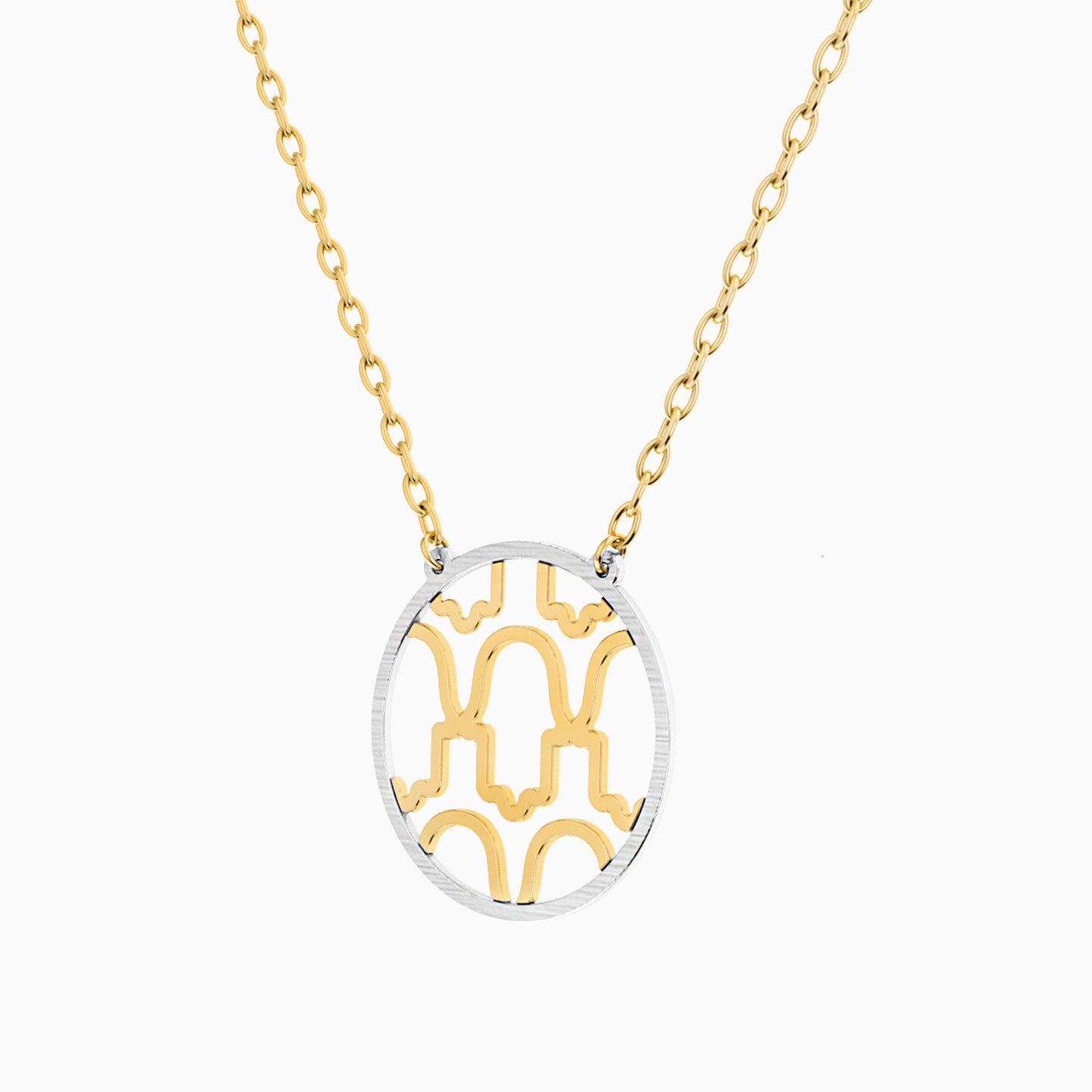 Hamsa Necklace in 18K Gold - 2 Hamsa Necklace in 18K Gold - 2