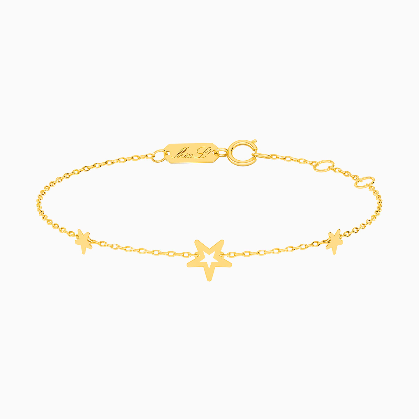 18K Gold Chain Bracelet