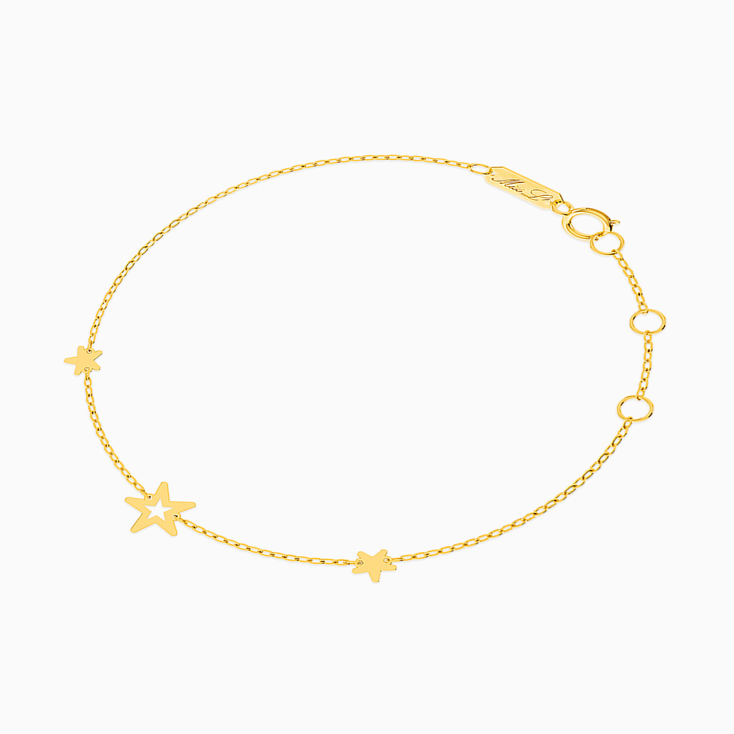 18K Gold Chain Bracelet - 2