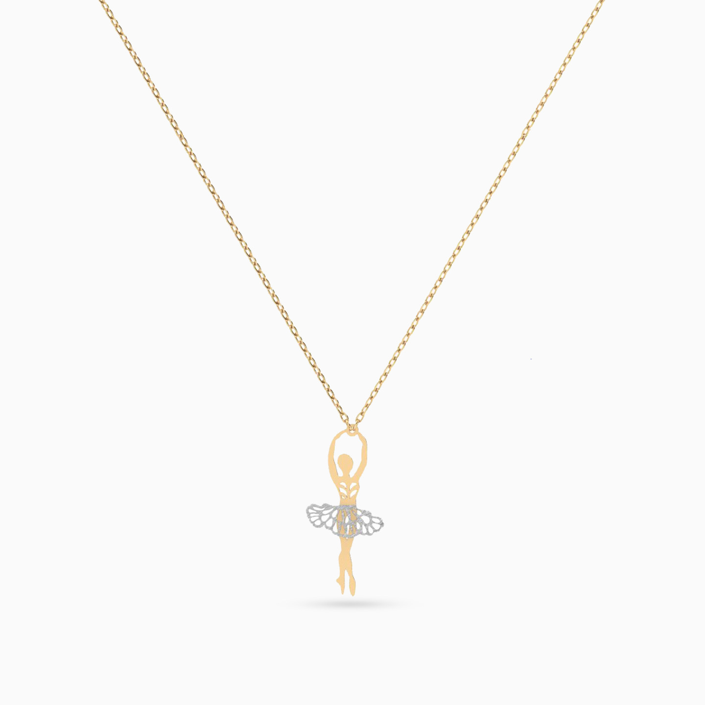 18K Gold Pendant Necklace - 2