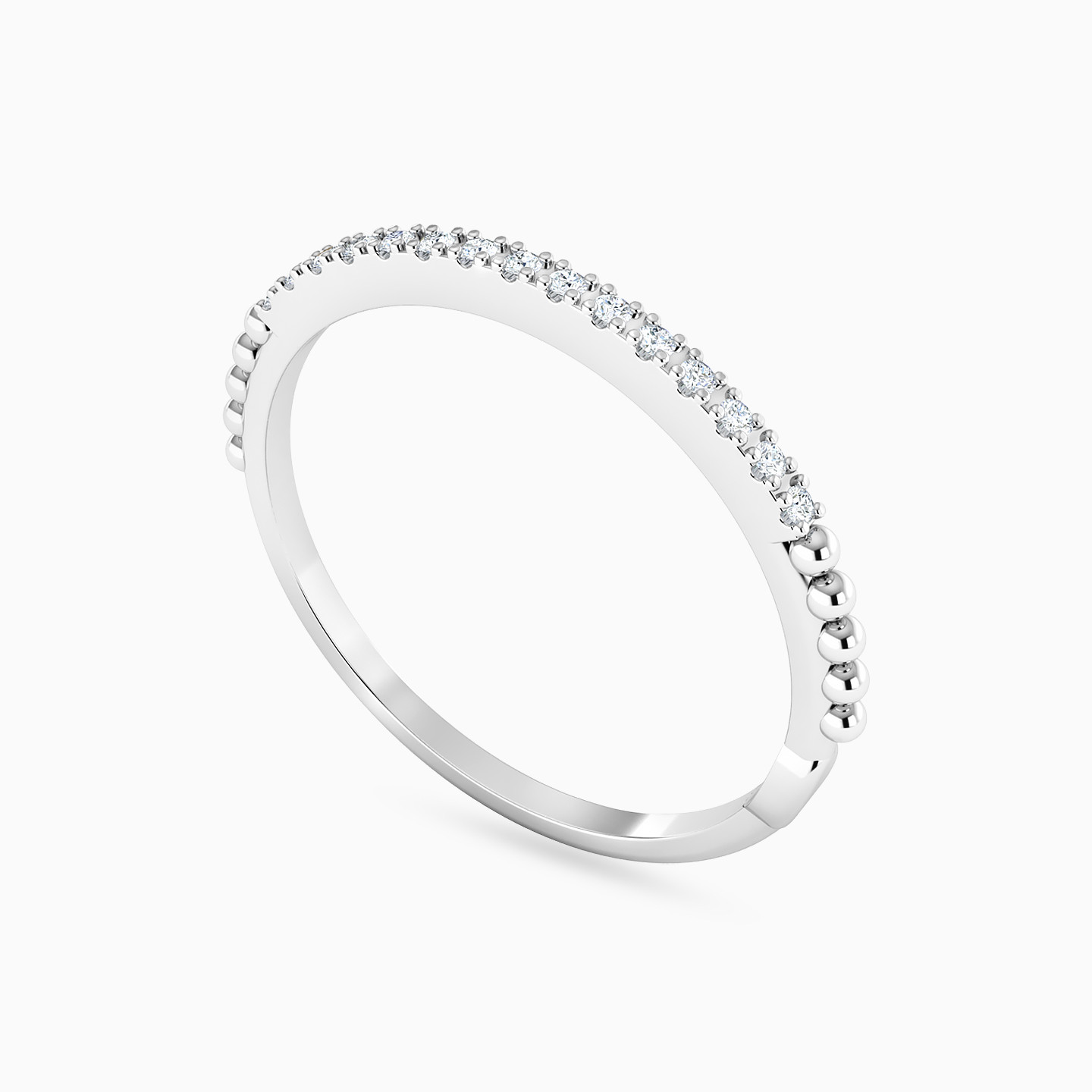 Slim Diamond Ring in 18K Gold - 2