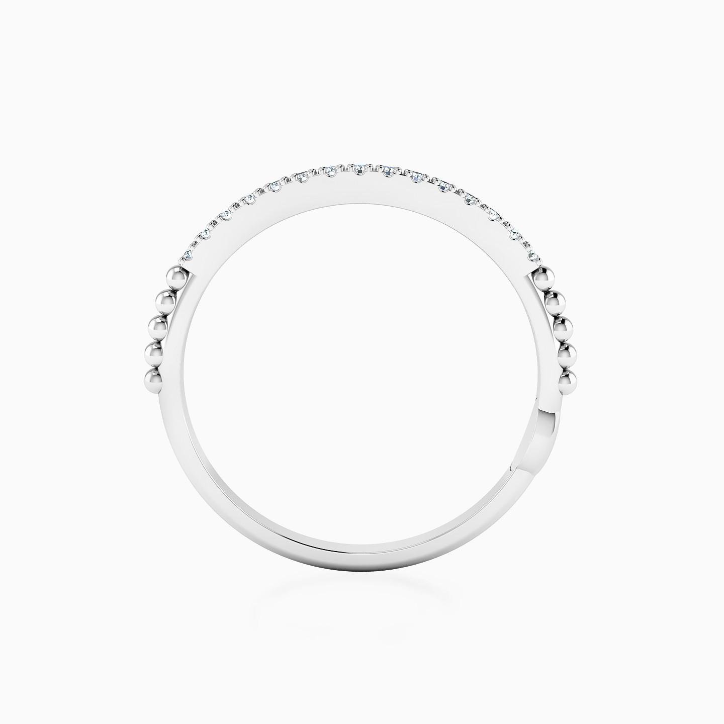 Slim Diamond Ring in 18K Gold - 3