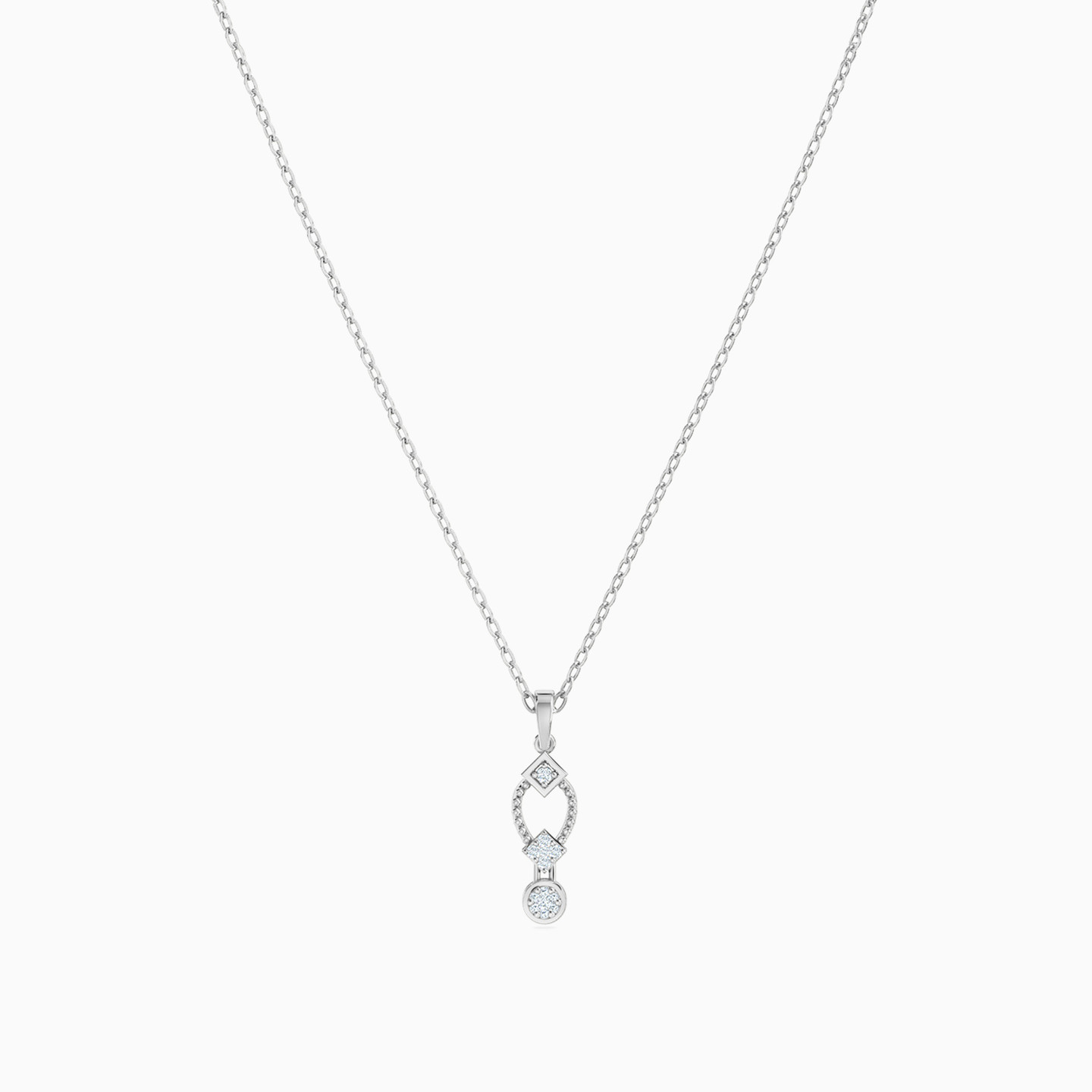 Marquise Diamond Necklace in 18K Gold - 3 Marquise Diamond Necklace in 18K Gold - 3