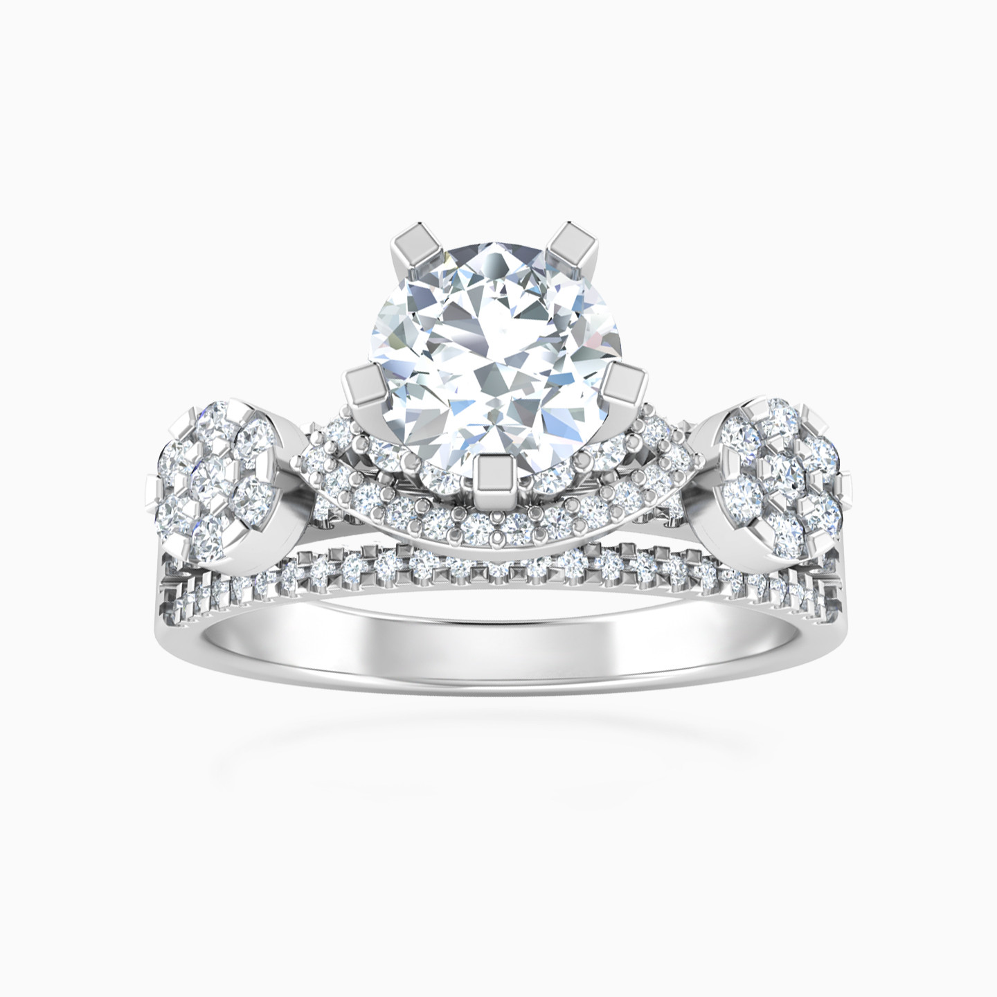 18K Gold Diamond Solitaire Ring