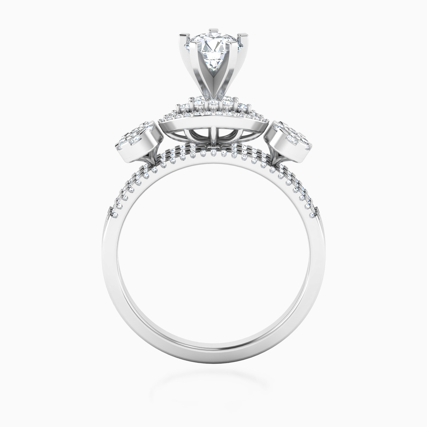 18K Gold Diamond Solitaire Ring - 3