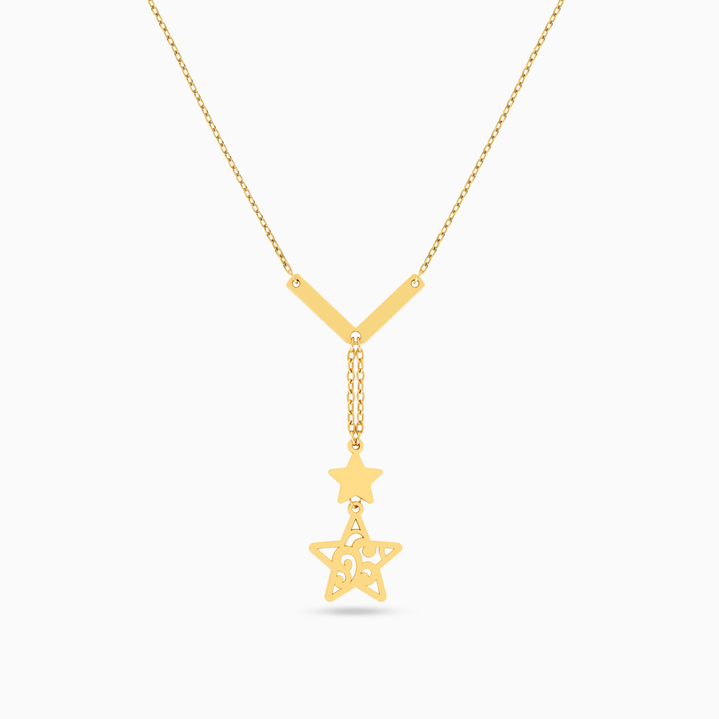 Star Necklace In 18K Gold - 2