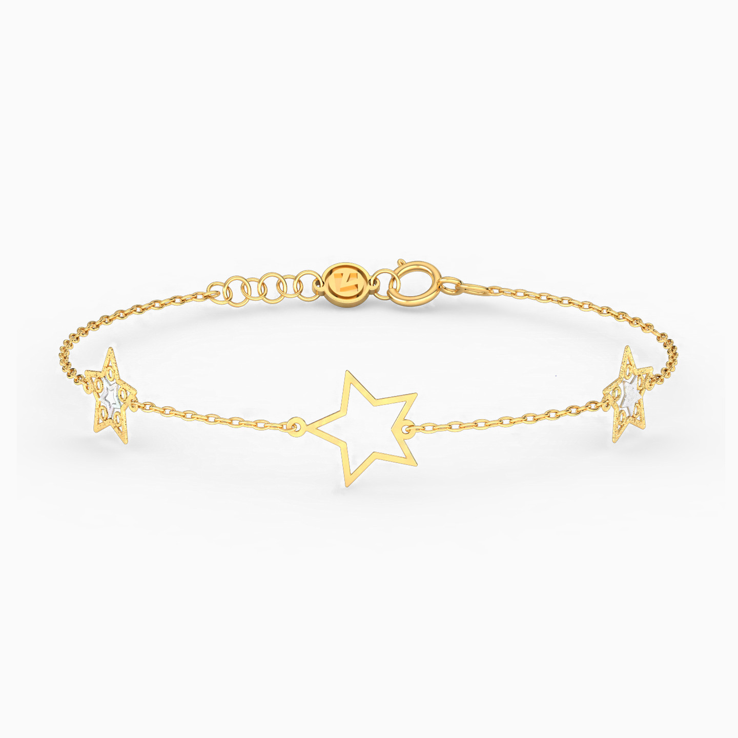 Star Chain Bracelet in 18K Gold Star Chain Bracelet in 18K Gold