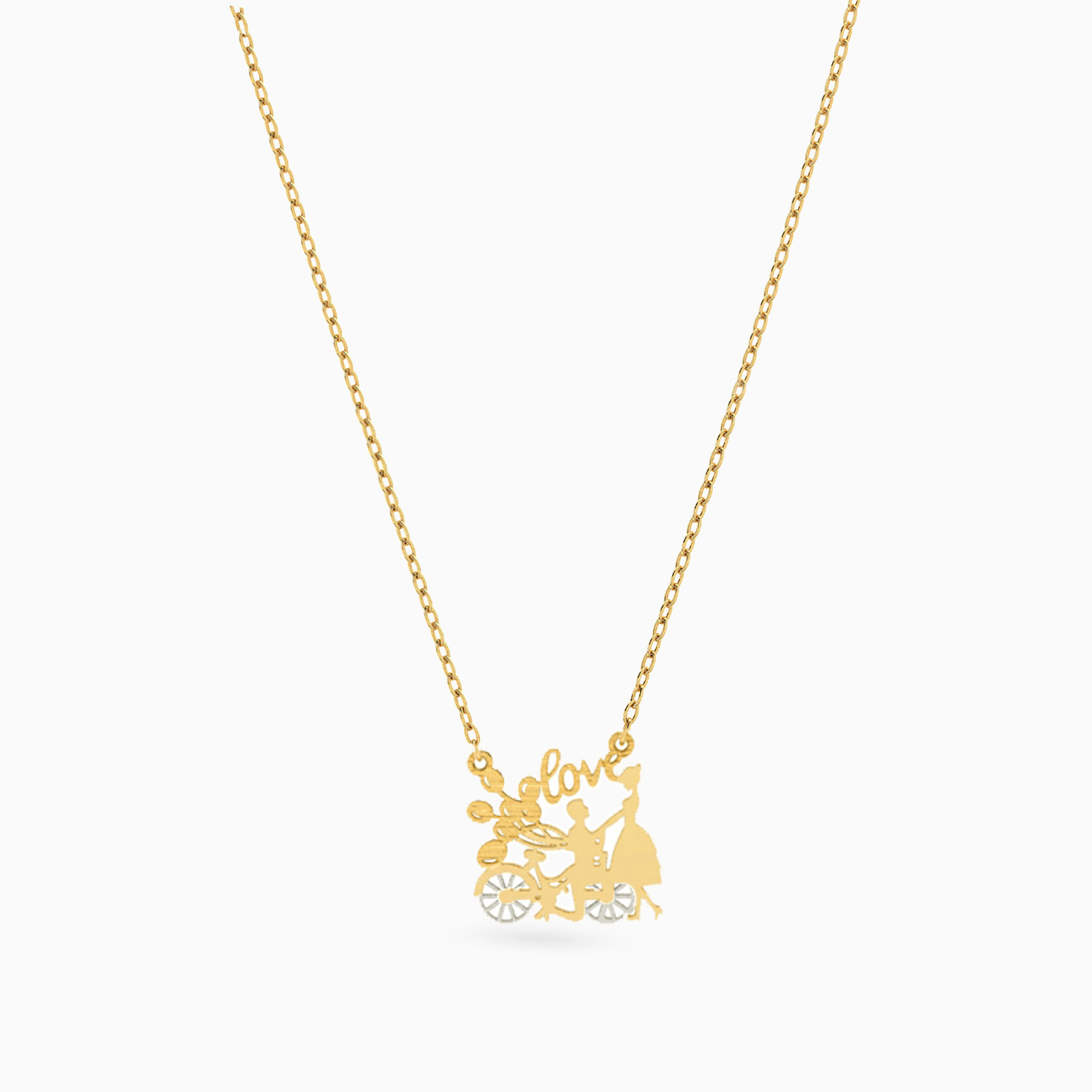 18K Gold Pendant Necklace - 3