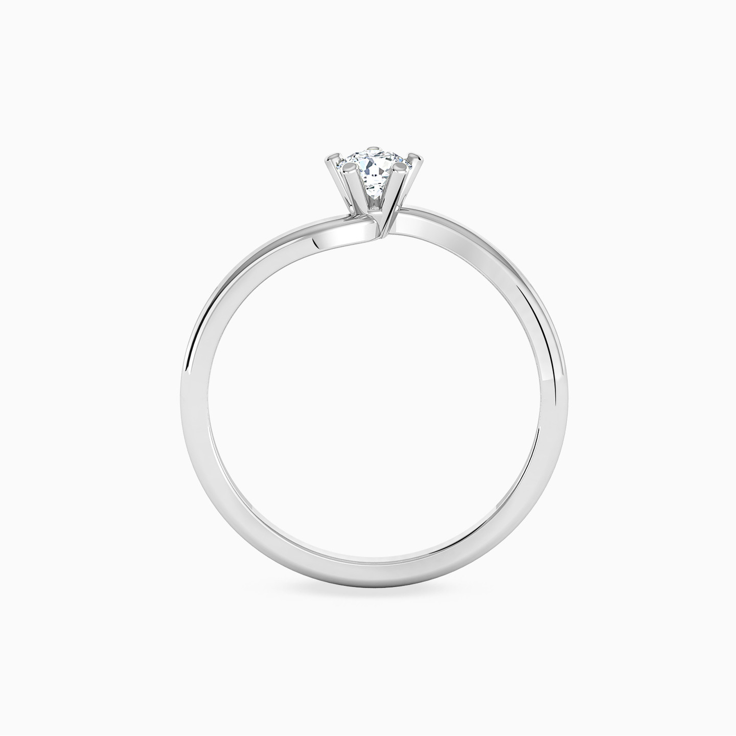 Circle Diamond Ring in 18K Gold - 5 Circle Diamond Ring in 18K Gold - 5