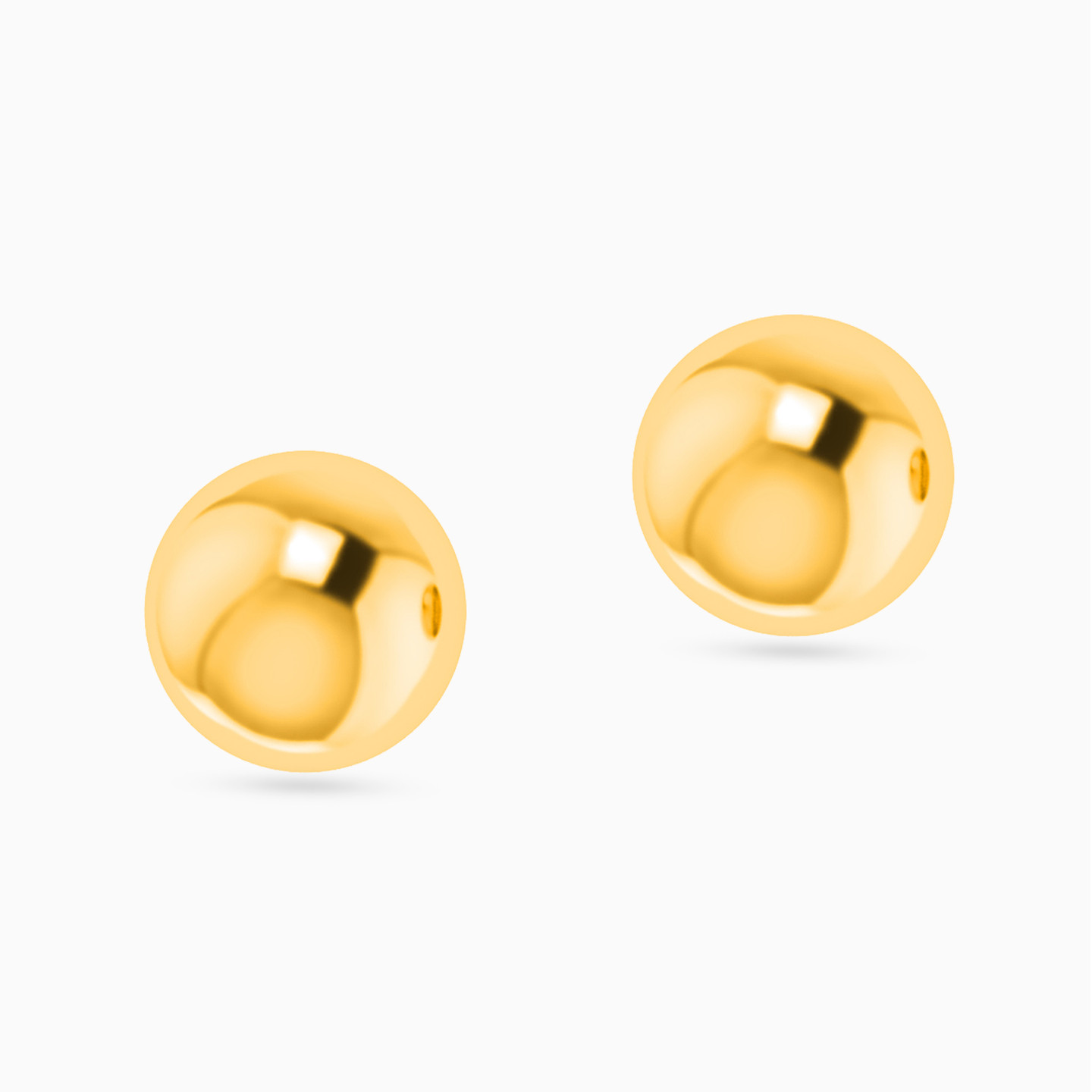 18K Gold Stud Earrings