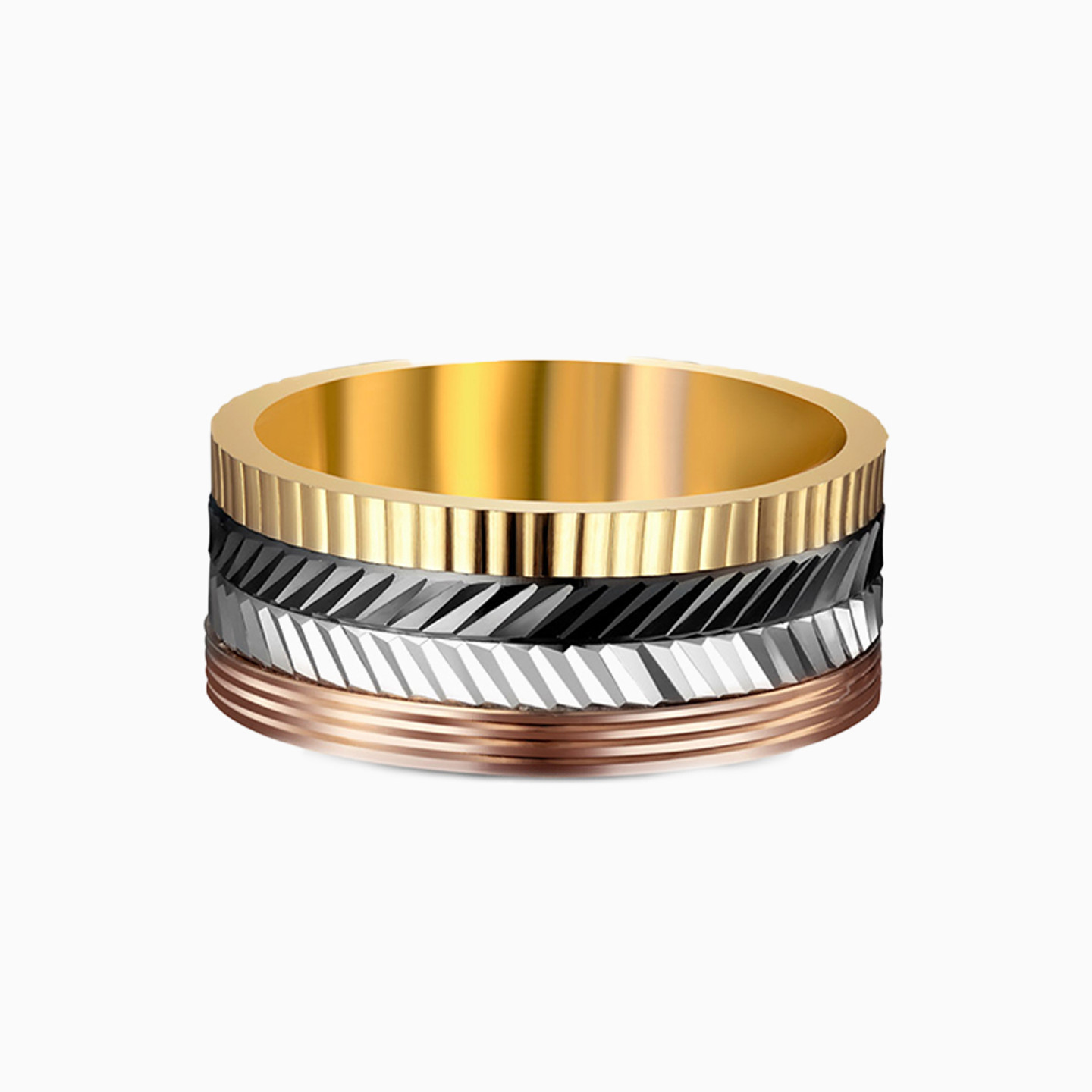 Textured Wedding Band in 18K Gold Textured Wedding Band in 18K Gold