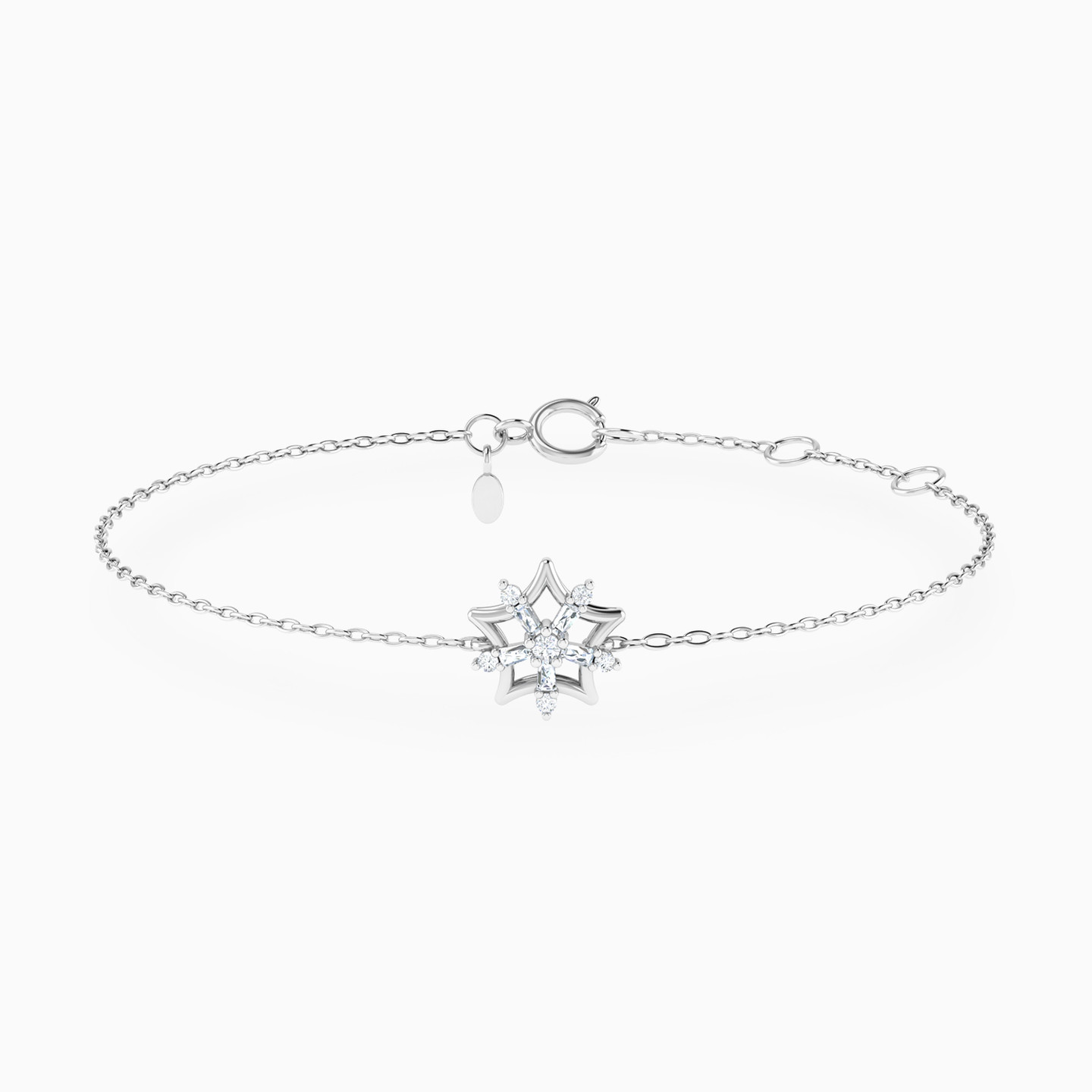 Star Diamond Chain Bracelet in 18K Gold Star Diamond Chain Bracelet in 18K Gold