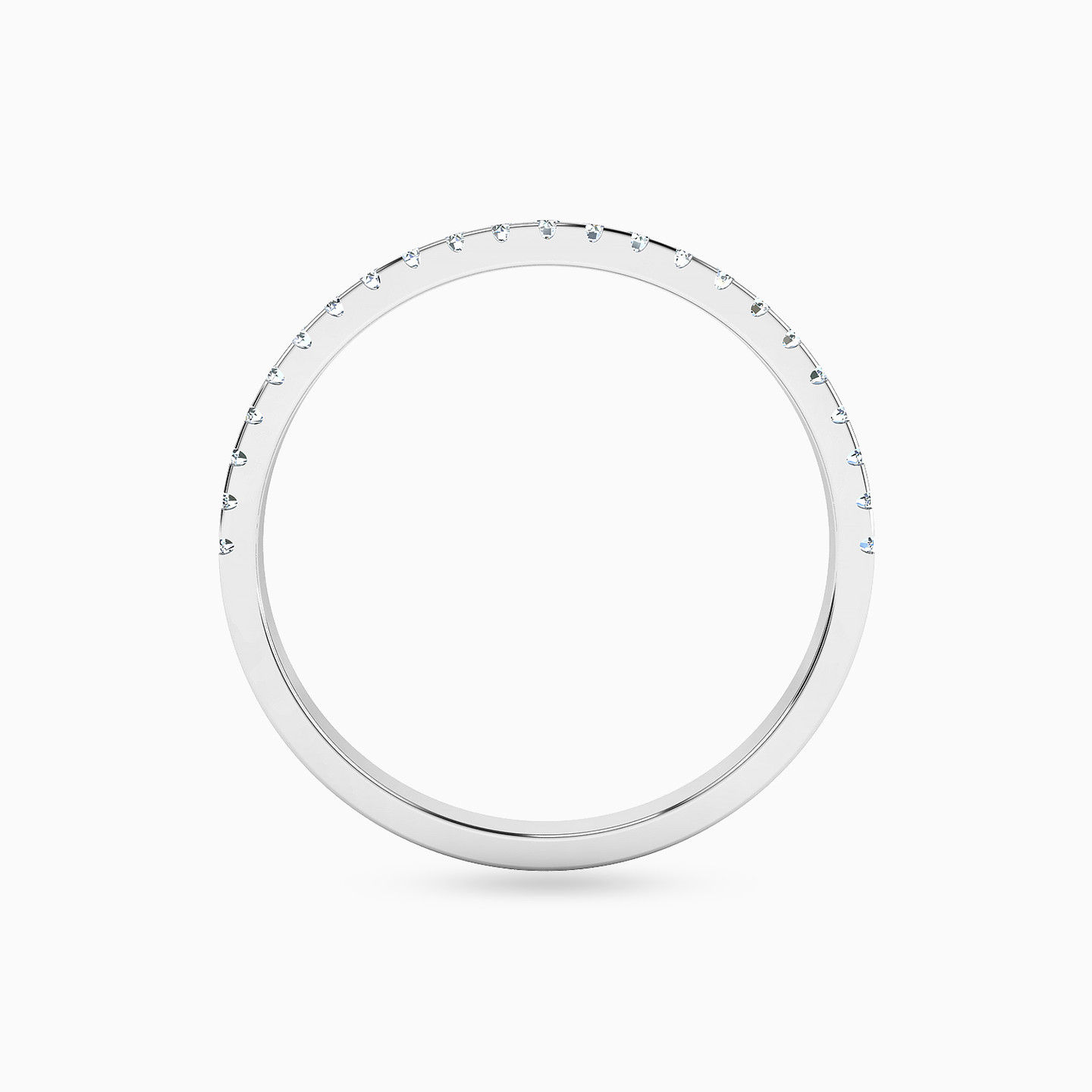 خاتم إتيرنتي ذهب رفيع عيار 18 قيراط مزين بالألماس - 3 خاتم إتيرنتي ذهب رفيع عيار 18 قيراط مزين بالألماس - 3