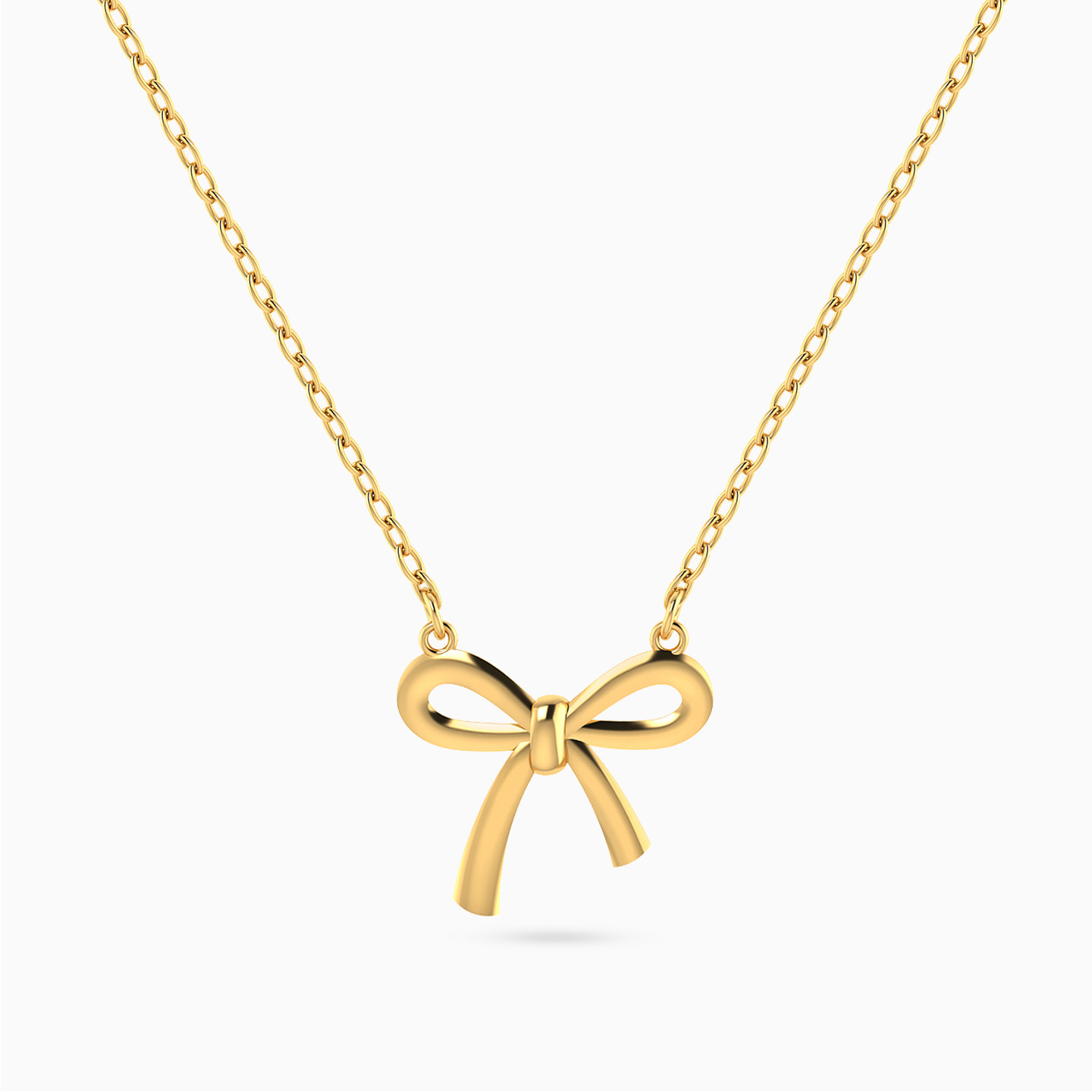 Ribbon Necklace in 18K Gold Ribbon Necklace in 18K Gold
