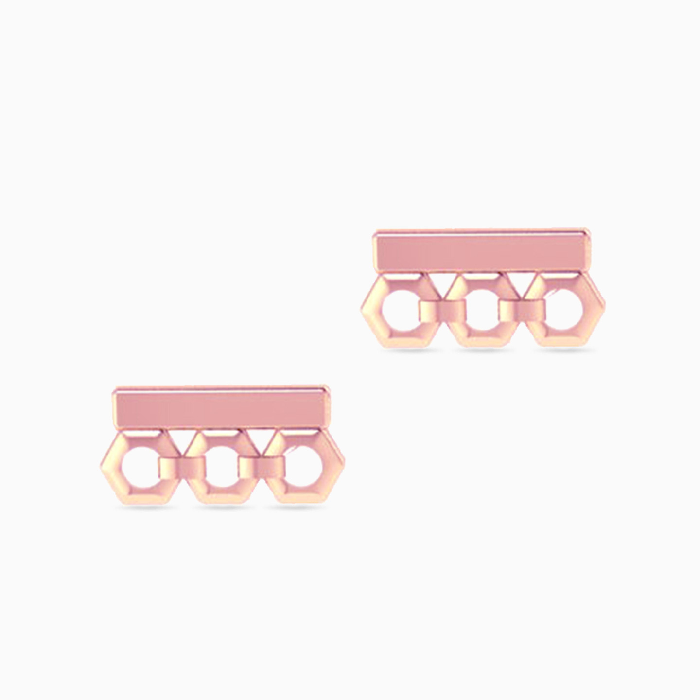 Circle Stud Earrings in 18K Gold Circle Stud Earrings in 18K Gold