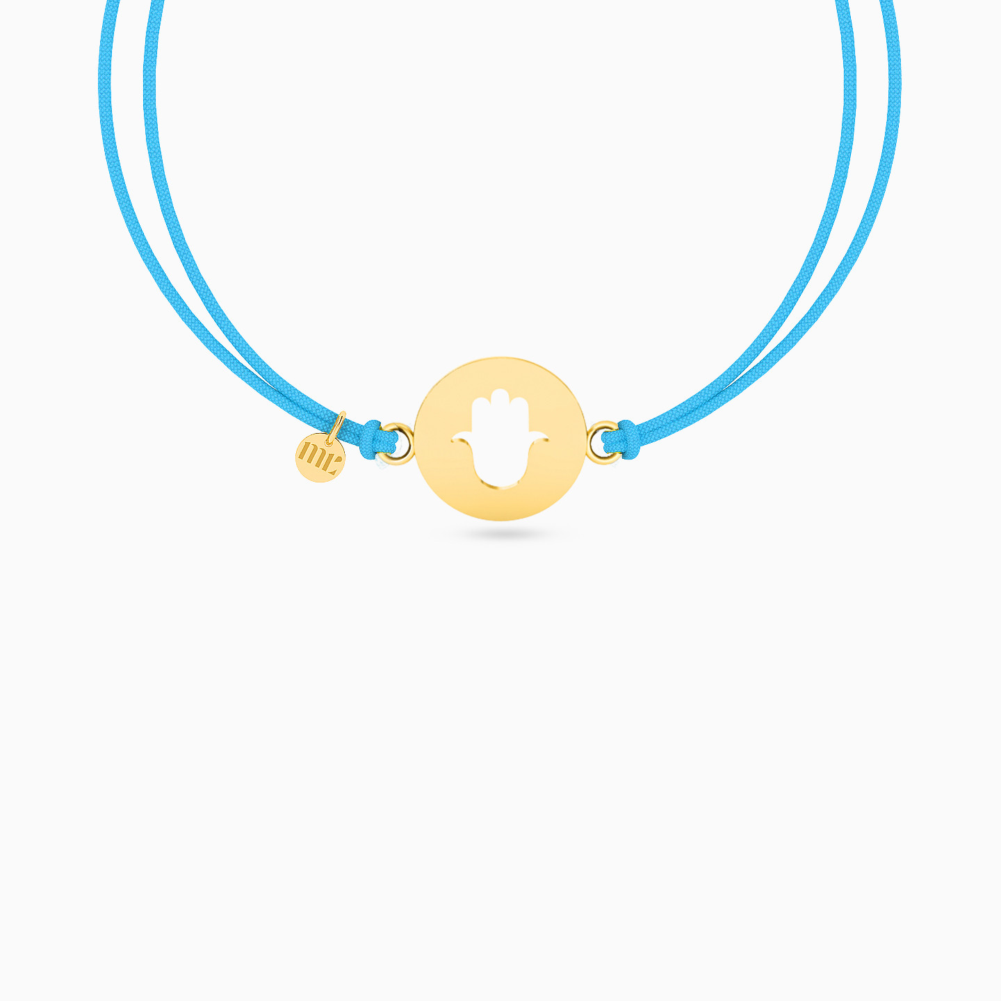 Hamsa Cord Bracelet in 18K Gold - 3 Hamsa Cord Bracelet in 18K Gold - 3