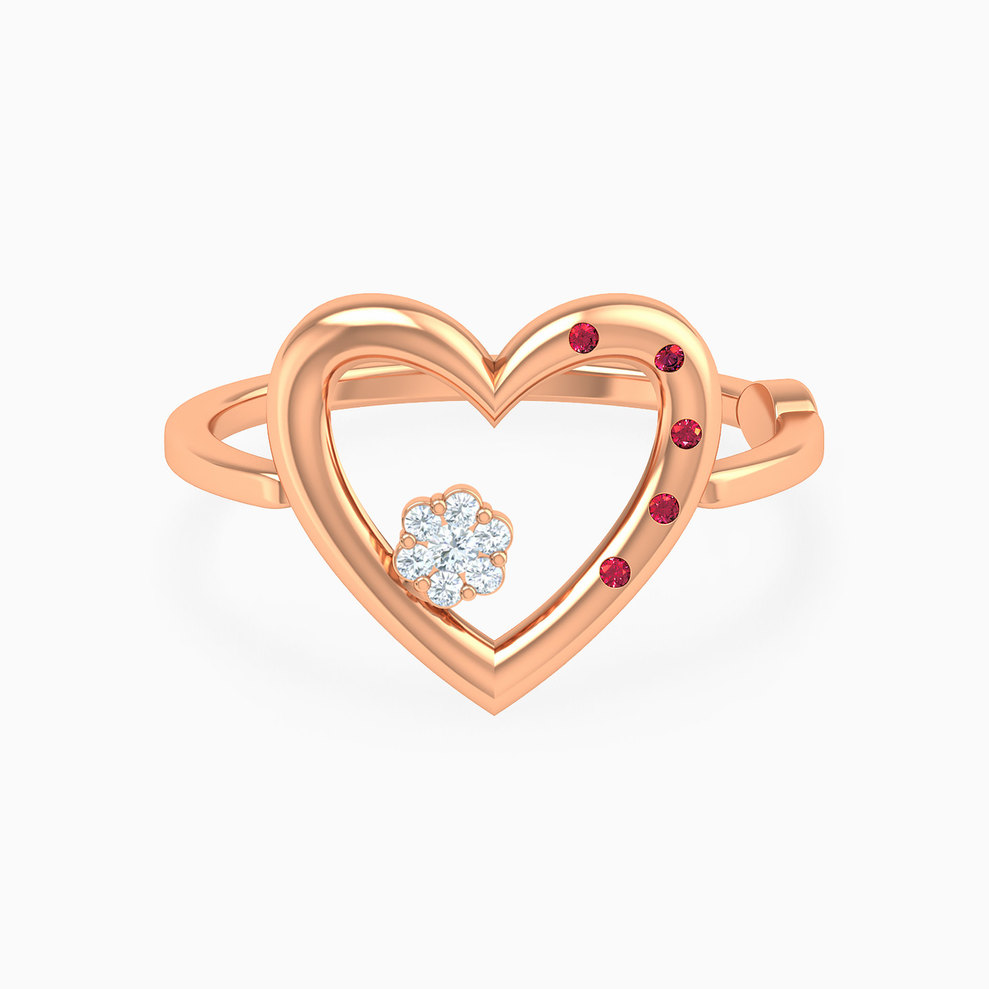 Heart Diamond Ring in 18K Gold Heart Diamond Ring in 18K Gold